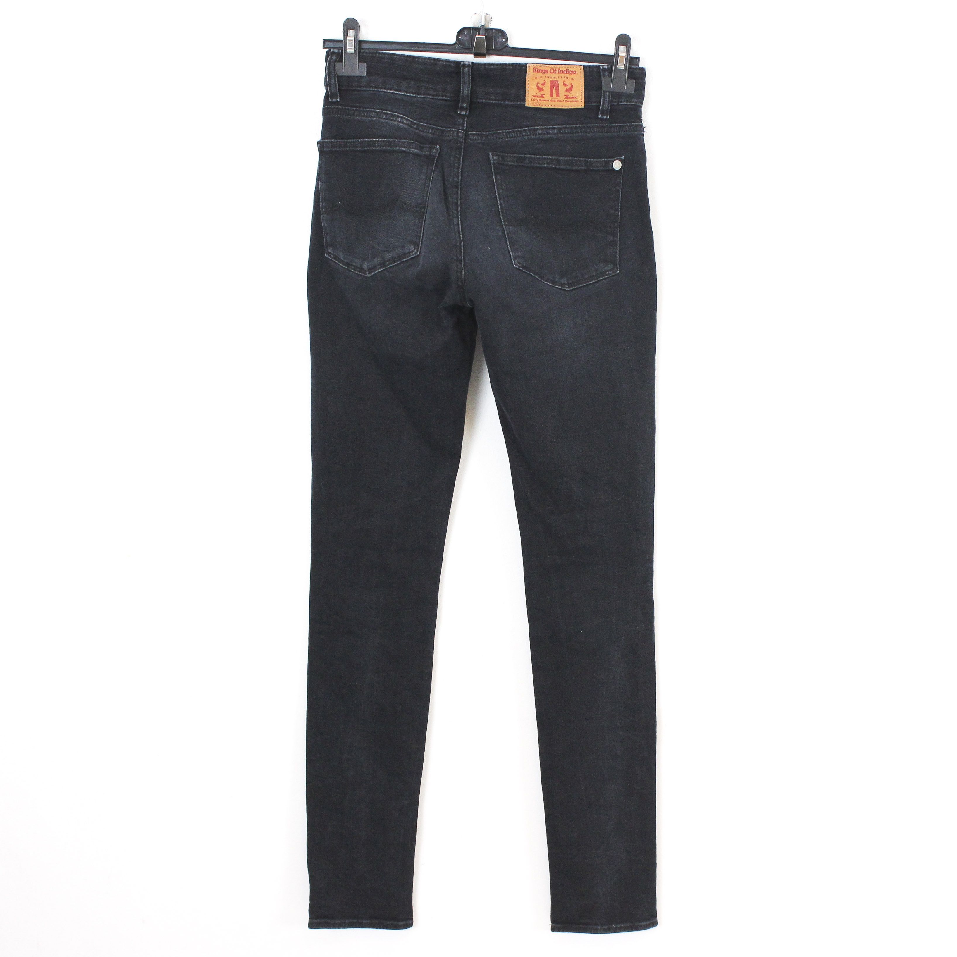 Designer × Other Kings Of Indigo Juno High W28 L32 Slim Jeans Pants Trousers Size 28" / US 6 / IT 42 - 2 Thumbnail