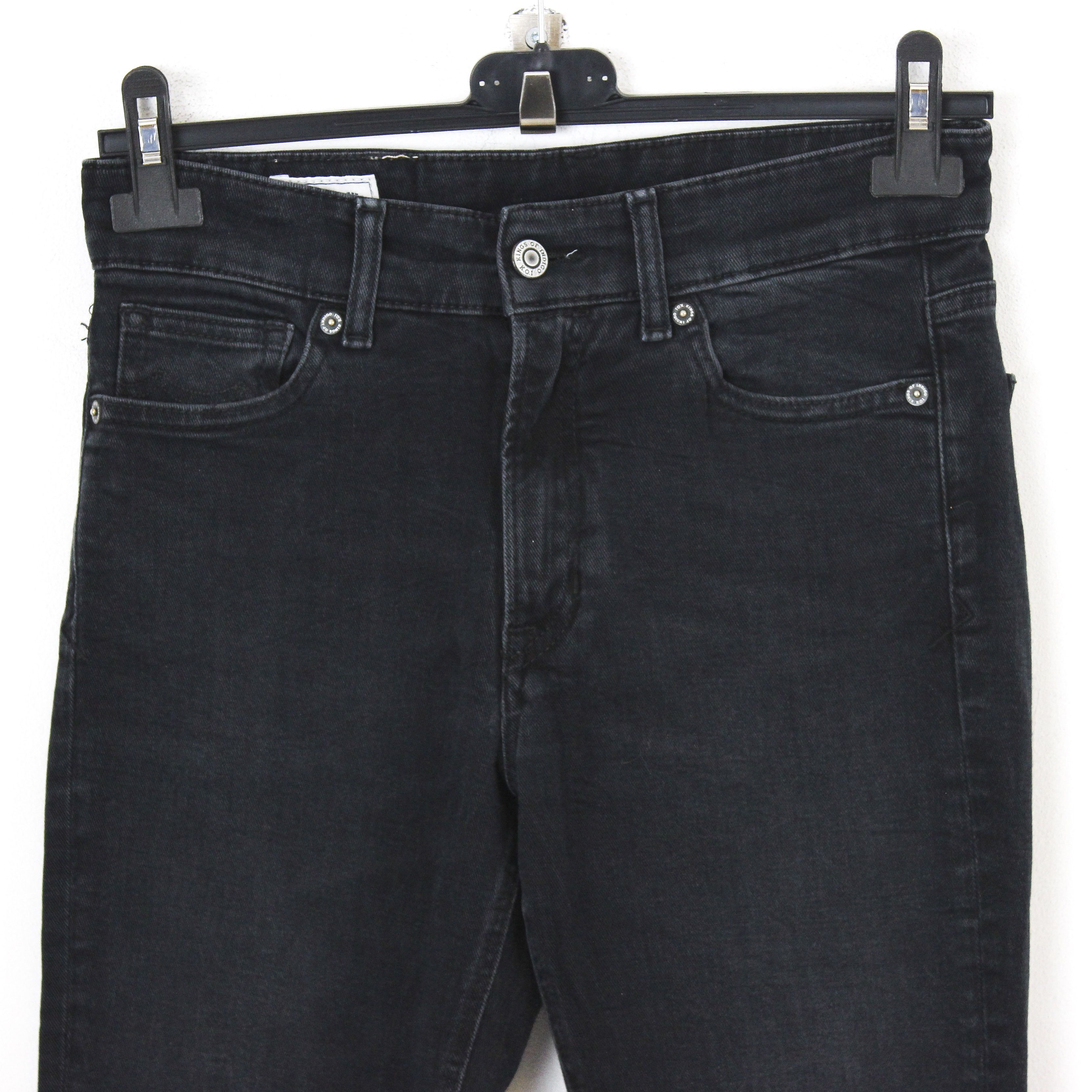 Designer × Other Kings Of Indigo Juno High W28 L32 Slim Jeans Pants Trousers Size 28" / US 6 / IT 42 - 3 Thumbnail
