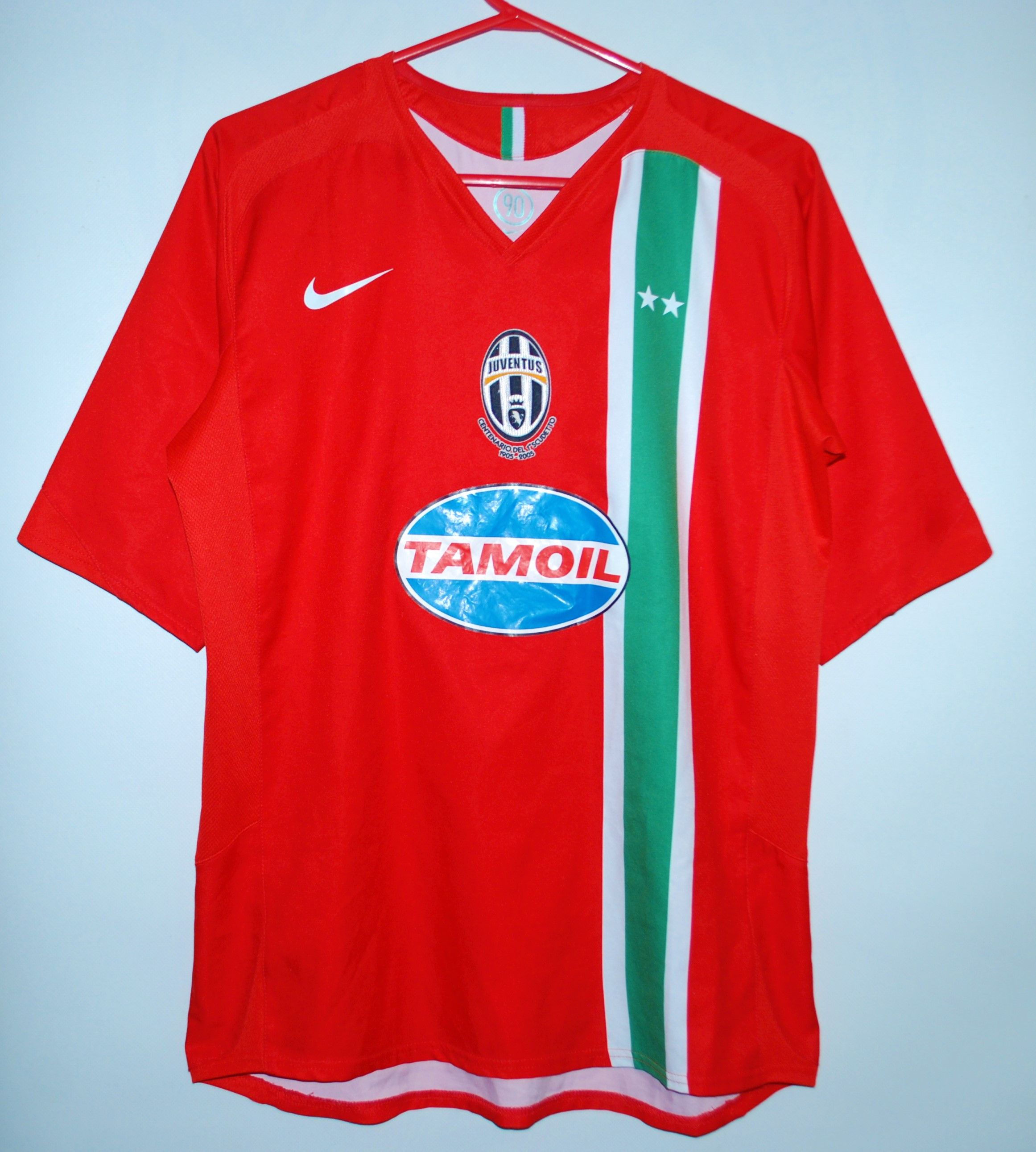 Nike × Vintage JUVENTUS 2005 2006 AWAY CENTENARI FOOTBALL SHIRT SOCCER Size US S / EU 44-46 / 1 - 1 Thumbnail