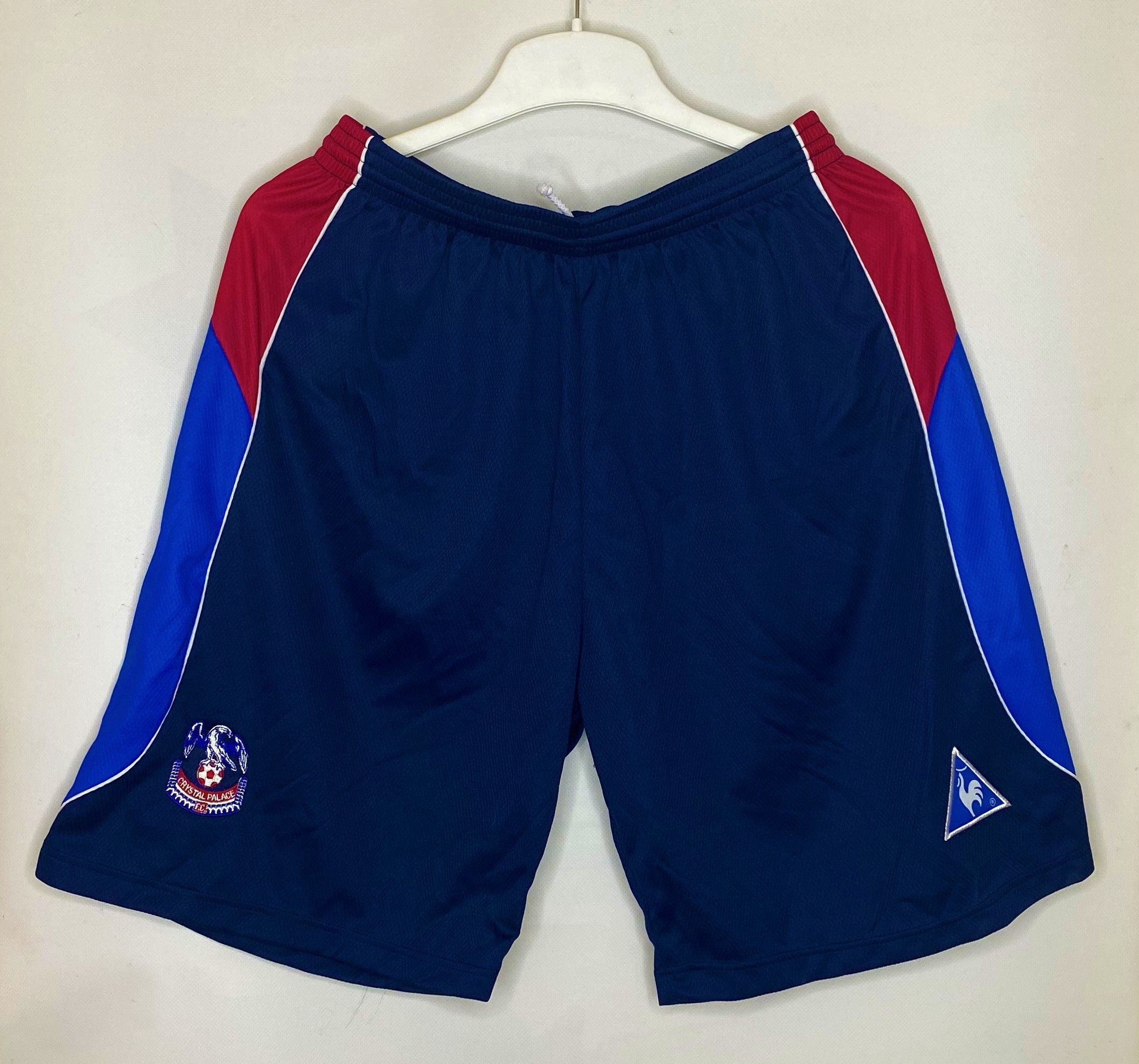 Le Coq Sportif × Vintage CRYSTAL PALACE 2002 2003 HOME FOOTBALL SHORTS SOCCER Size US 30 / EU 46 - 1 Thumbnail
