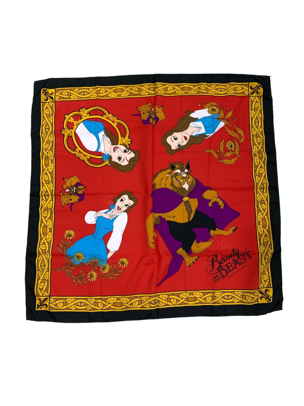 Disney × Vintage VINTAGE DISNEY BEAUTY AND THE BEAST 1994 SEGA SCARF Size ONE SIZE - 1 Thumbnail