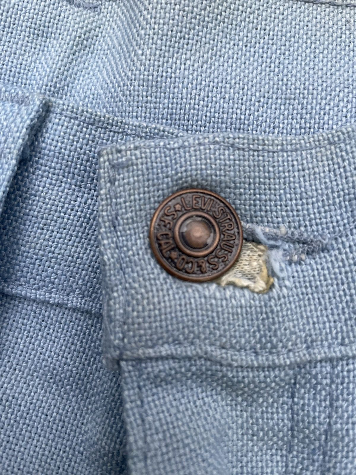 Levi's Vintage Levis 1975 646 E Black Tag Sta Prest Size US 31 - 21 Thumbnail