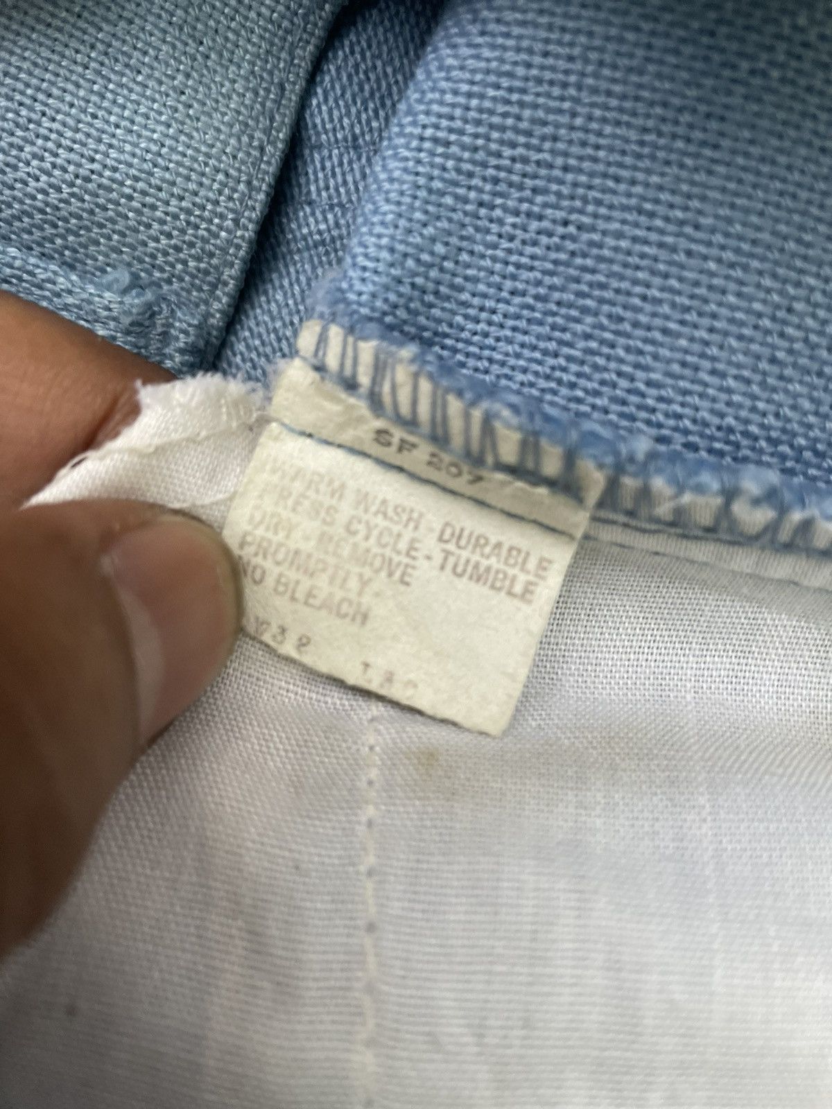 Levi's Vintage Levis 1975 646 E Black Tag Sta Prest Size US 31 - 17 Thumbnail