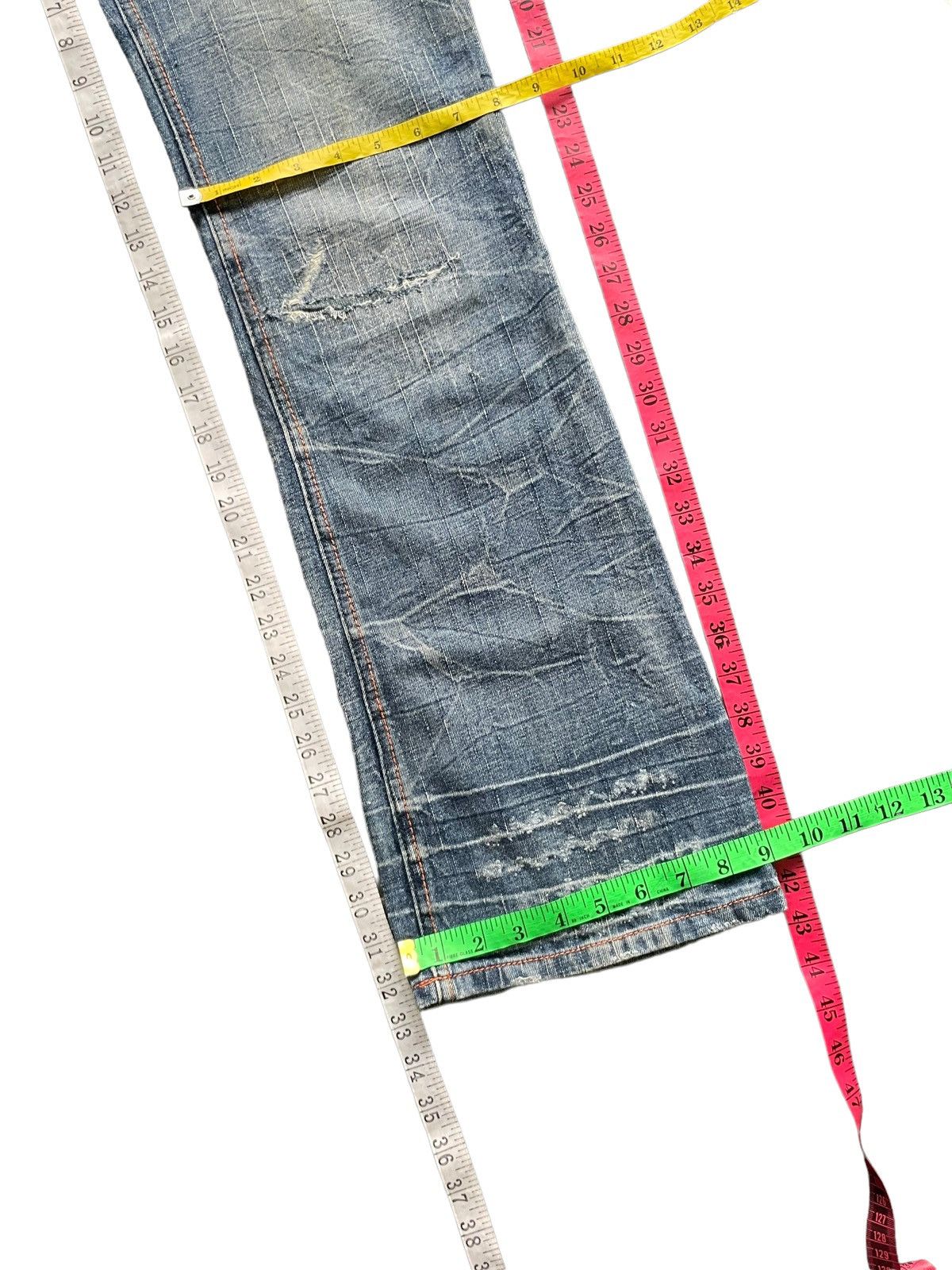 Energie Energy Jeans Distresed Denim Size US 31 - 17 Thumbnail