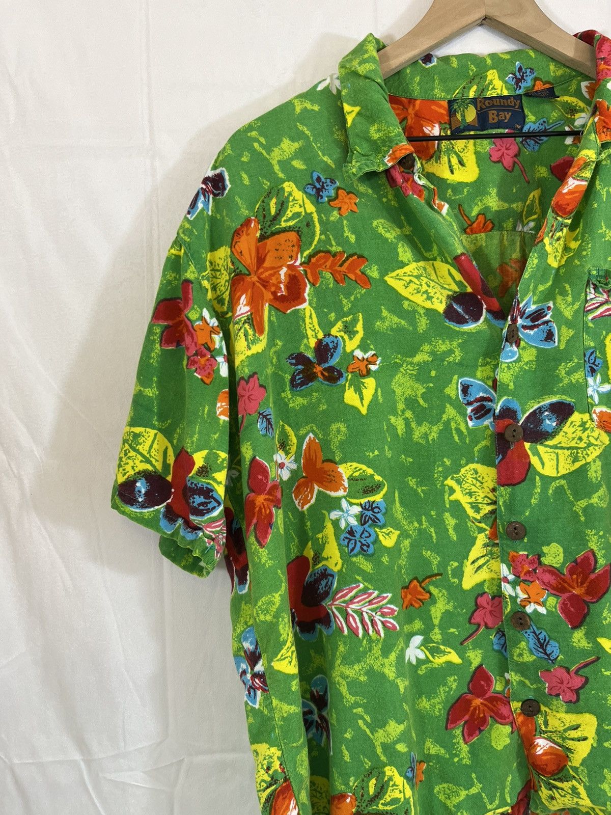 Vintage Rayon Vintage Hawaiian Style Retro Island Shirt Size US L / EU 52-54 / 3 - 6 Thumbnail