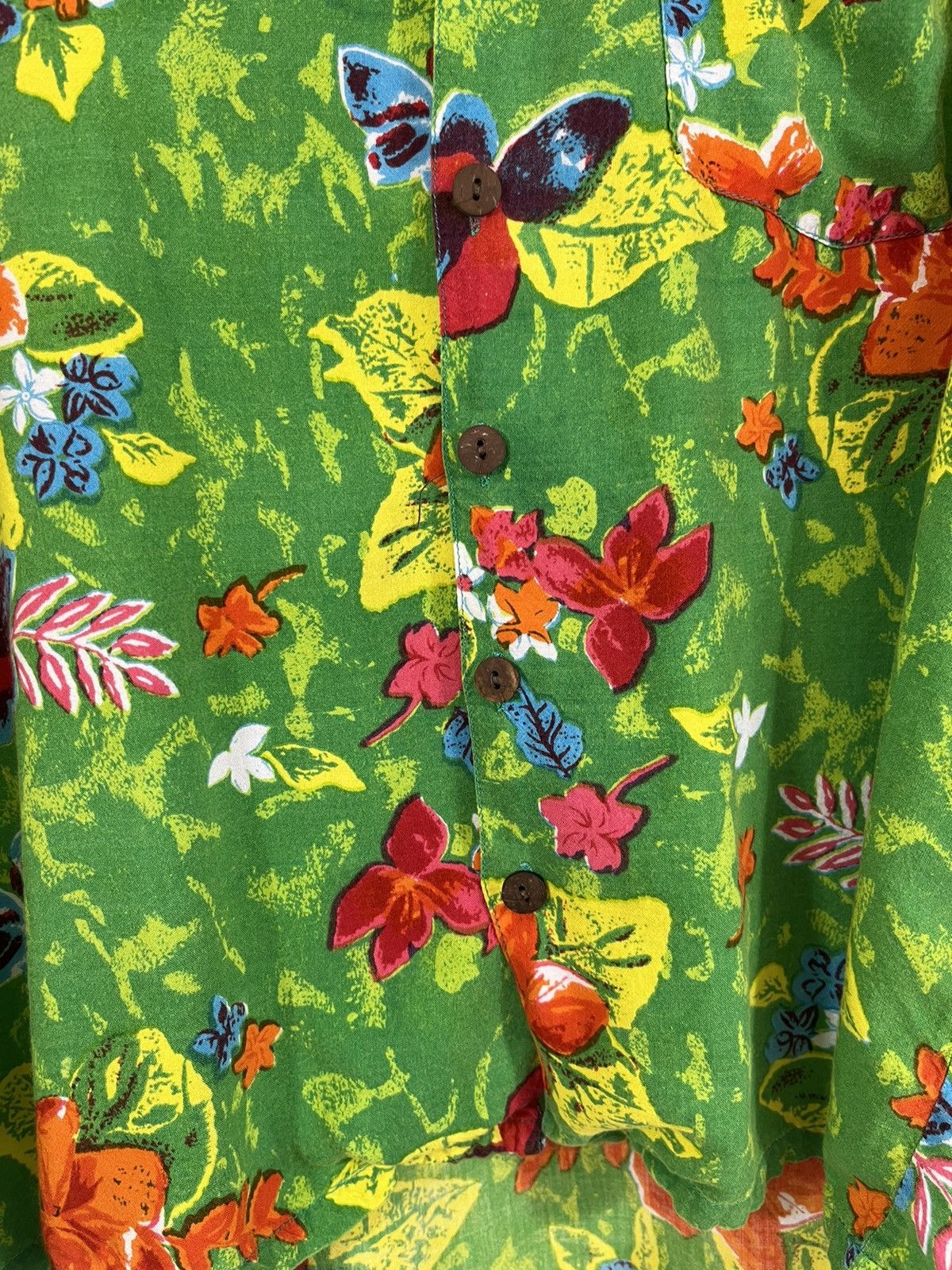 Vintage Rayon Vintage Hawaiian Style Retro Island Shirt Size US L / EU 52-54 / 3 - 5 Thumbnail
