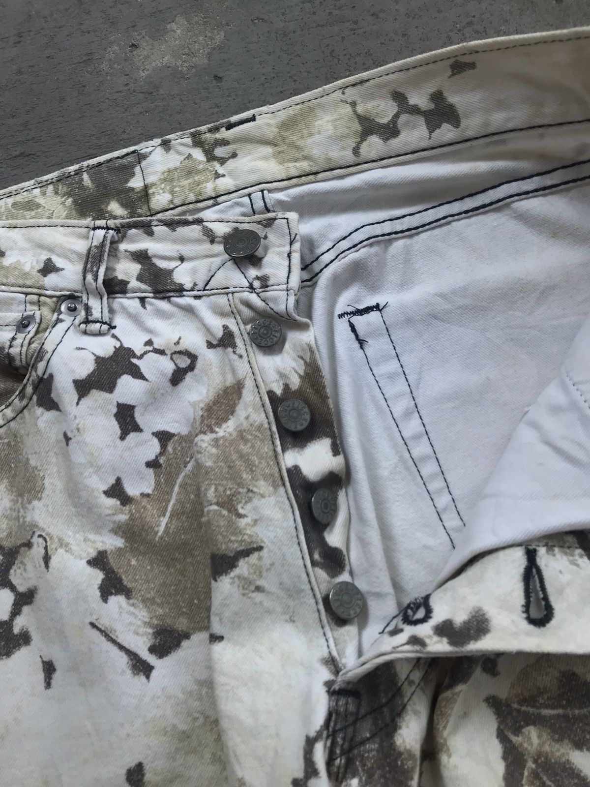 Designer × Japanese Brand × Yoshiyuki Konishi Vintage Ficce Uomo Floral Pants Size US 30 / EU 46 - 4 Thumbnail