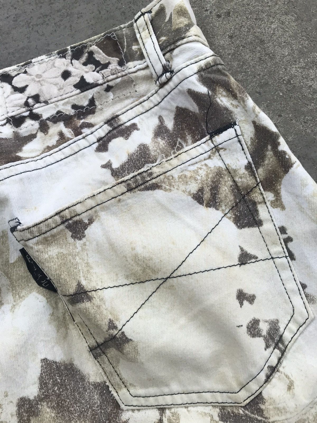 Designer × Japanese Brand × Yoshiyuki Konishi Vintage Ficce Uomo Floral Pants Size US 30 / EU 46 - 10 Thumbnail