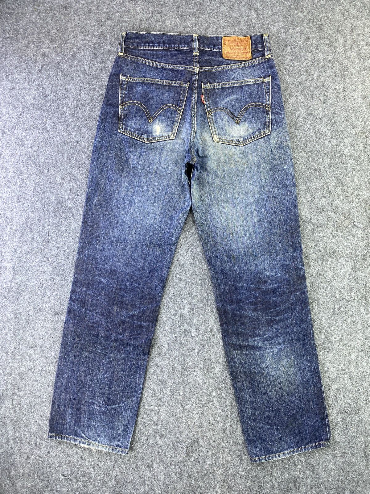 Levi's Vintage Levi's 502 Jeans Distress Blue Wash - J829 Size US 30 / EU 46 - 2 Thumbnail