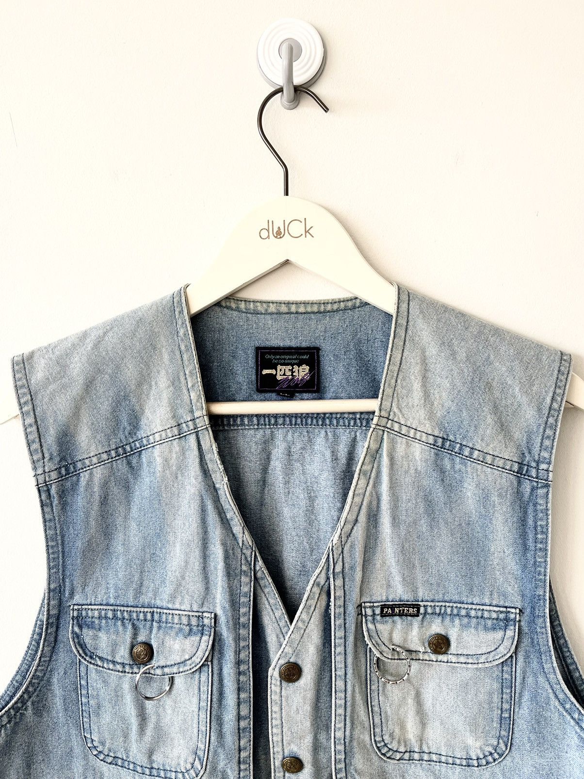 Japanese Brand × Vintage VINTAGE🔥🔥THE STATE OF OKLAHOMA DENIM VEST BY PAINTERS Size US M / EU 48-50 / 2 - 3 Thumbnail