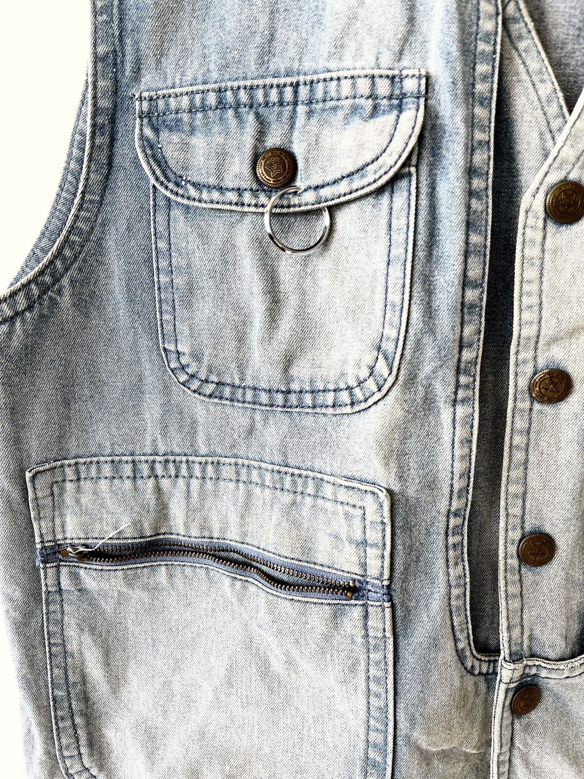 Japanese Brand × Vintage VINTAGE🔥🔥THE STATE OF OKLAHOMA DENIM VEST BY PAINTERS Size US M / EU 48-50 / 2 - 5 Thumbnail