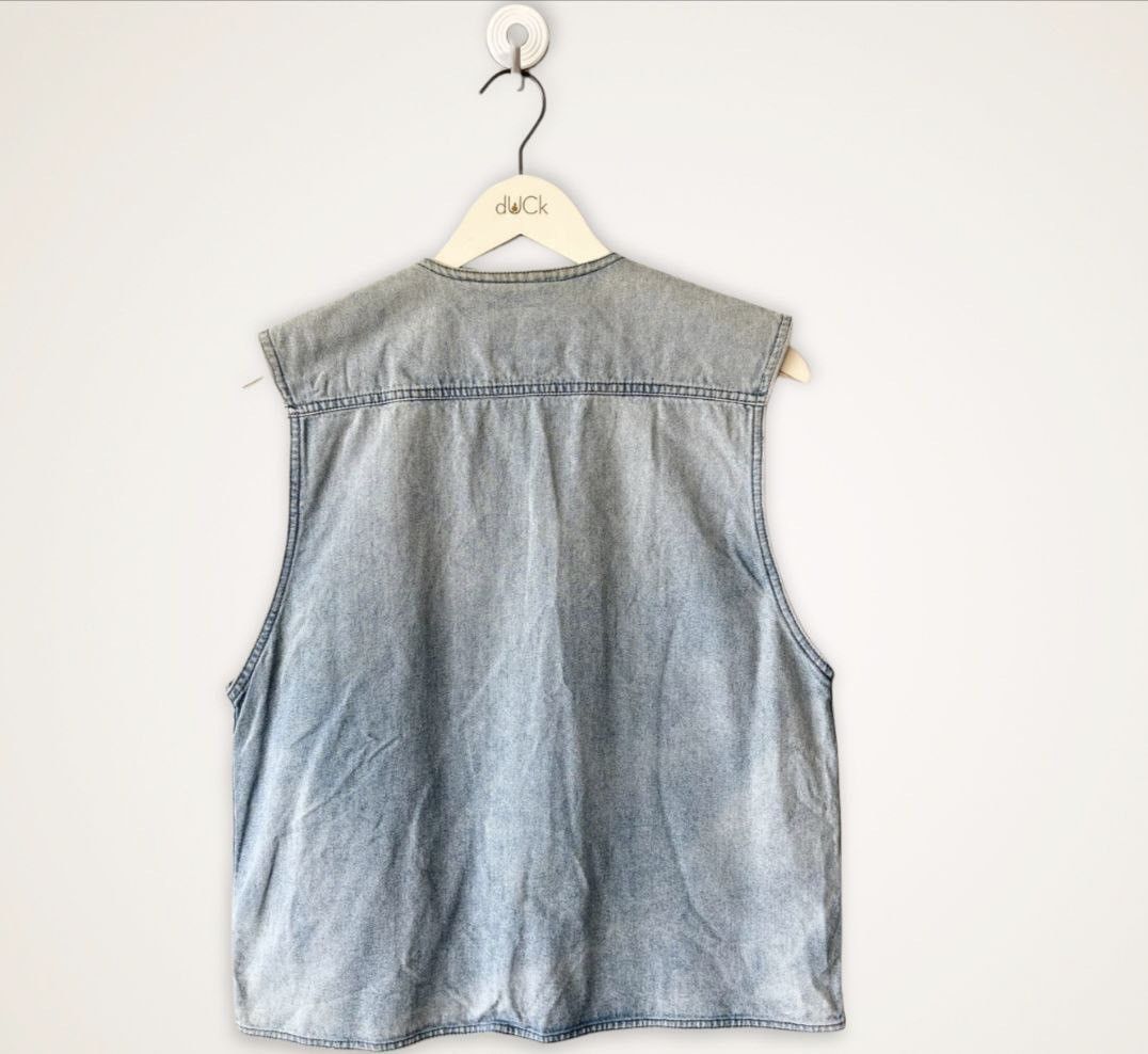 Japanese Brand × Vintage VINTAGE🔥🔥THE STATE OF OKLAHOMA DENIM VEST BY PAINTERS Size US M / EU 48-50 / 2 - 9 Thumbnail