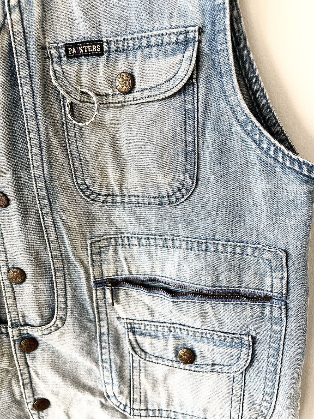 Japanese Brand × Vintage VINTAGE🔥🔥THE STATE OF OKLAHOMA DENIM VEST BY PAINTERS Size US M / EU 48-50 / 2 - 6 Thumbnail