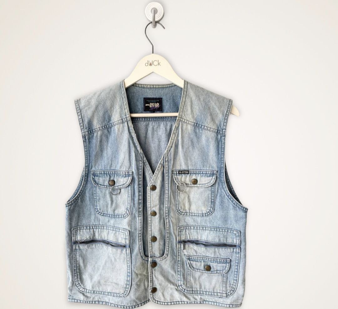 Japanese Brand × Vintage VINTAGE🔥🔥THE STATE OF OKLAHOMA DENIM VEST BY PAINTERS Size US M / EU 48-50 / 2 - 2 Thumbnail