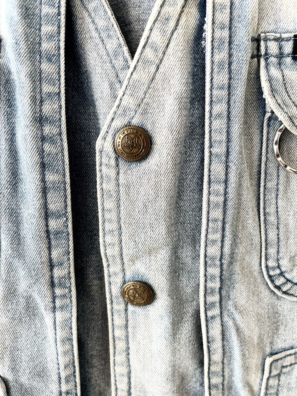 Japanese Brand × Vintage VINTAGE🔥🔥THE STATE OF OKLAHOMA DENIM VEST BY PAINTERS Size US M / EU 48-50 / 2 - 7 Thumbnail