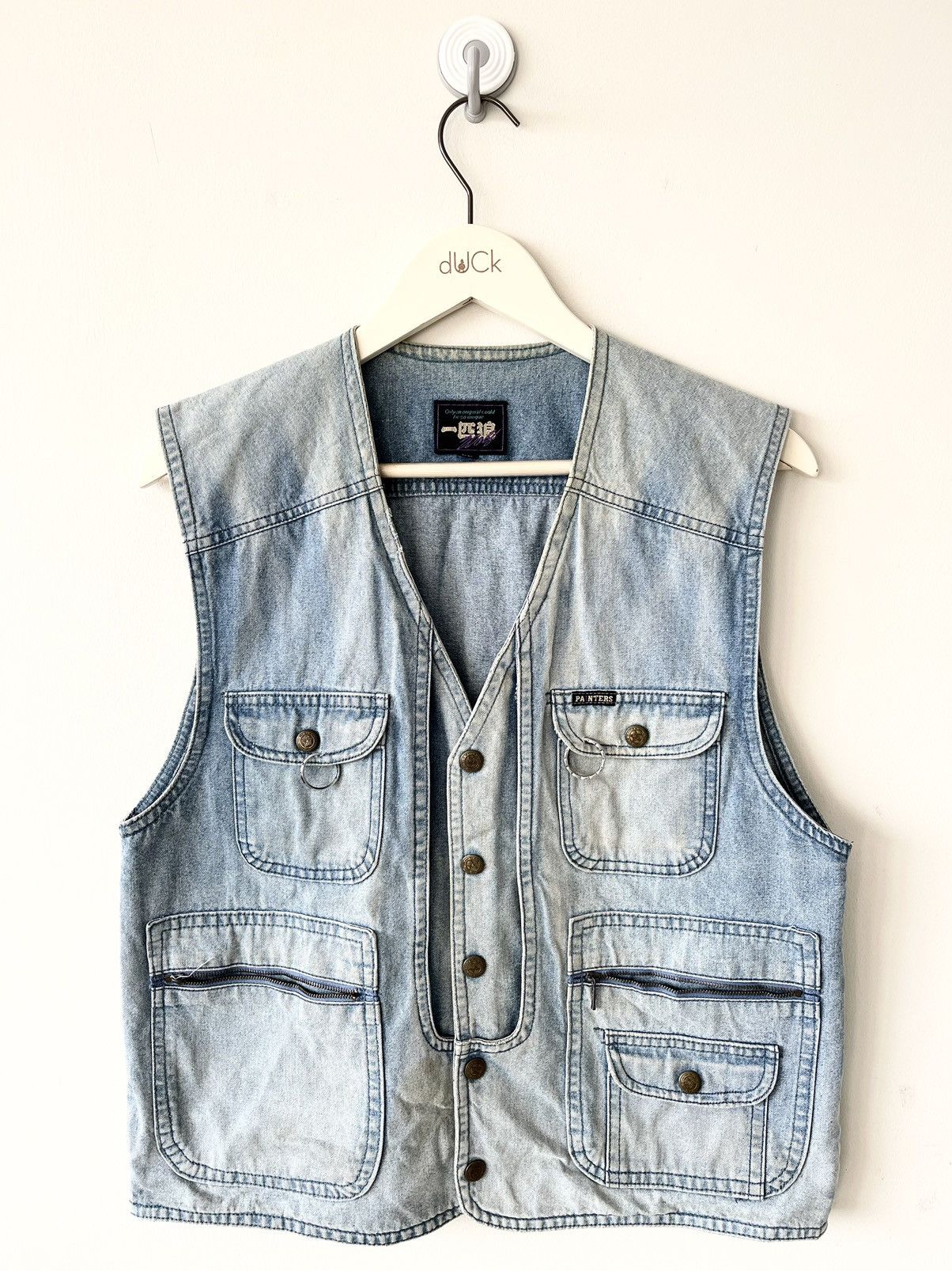 Japanese Brand × Vintage VINTAGE🔥🔥THE STATE OF OKLAHOMA DENIM VEST BY PAINTERS Size US M / EU 48-50 / 2 - 1 Thumbnail