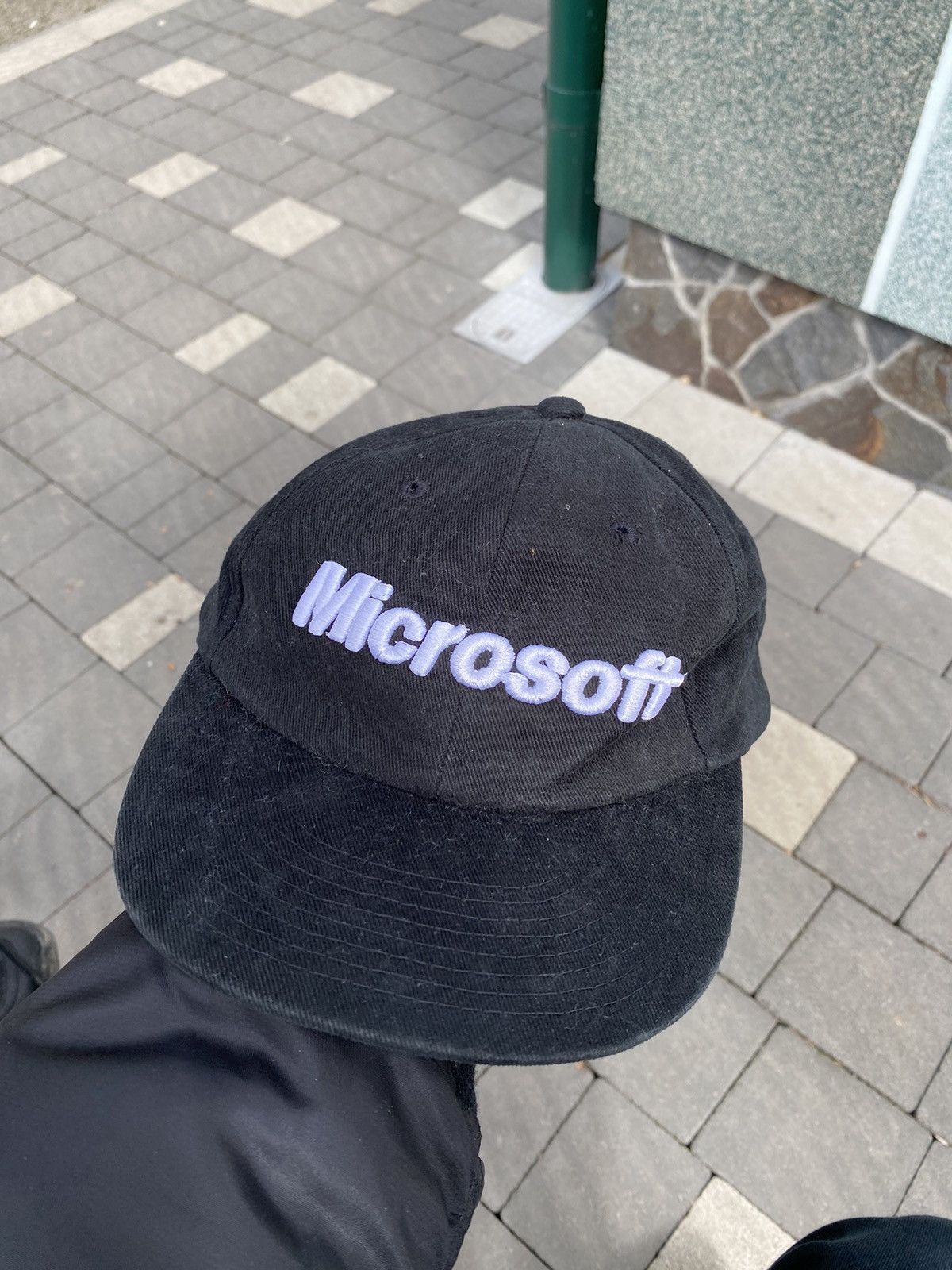 Japanese Brand Authenticated Vintage Microsoft Black Cap Size ONE SIZE - 1 Thumbnail