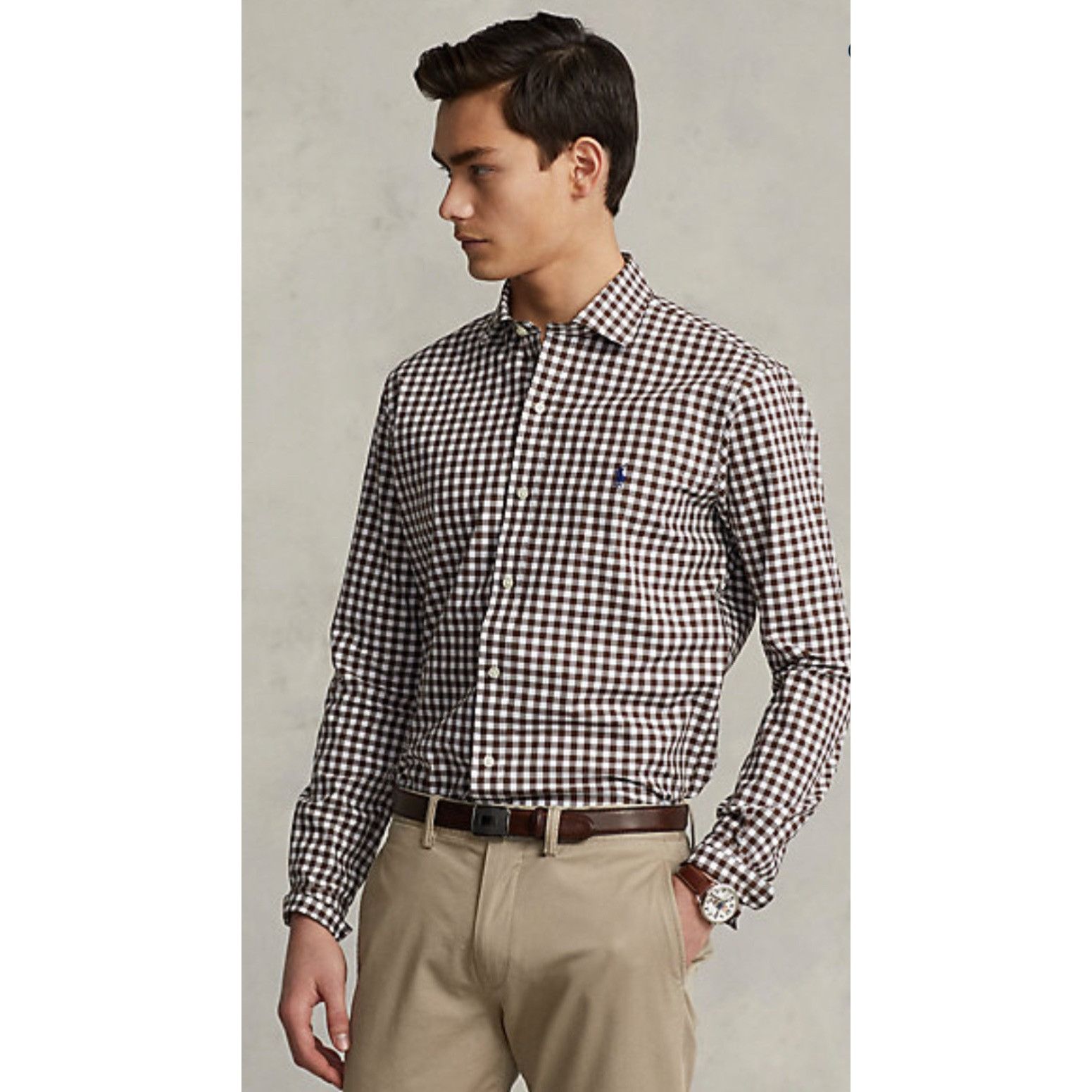 Ralph Lauren Golf Blake 100% Two Ply Cotton Button Shirt M