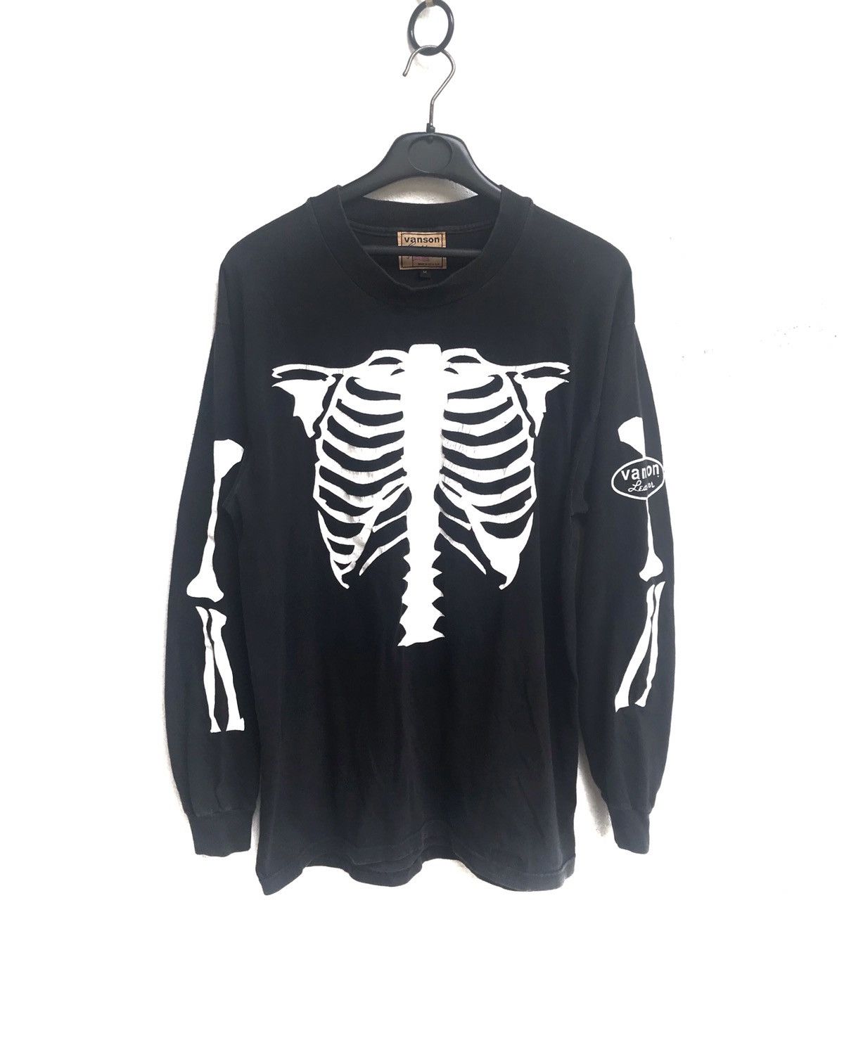 Vanson Leathers 🔥Vanson Leathers Bone Logo Long Sleeve T shirt Size US M / EU 48-50 / 2 - 1 Thumbnail