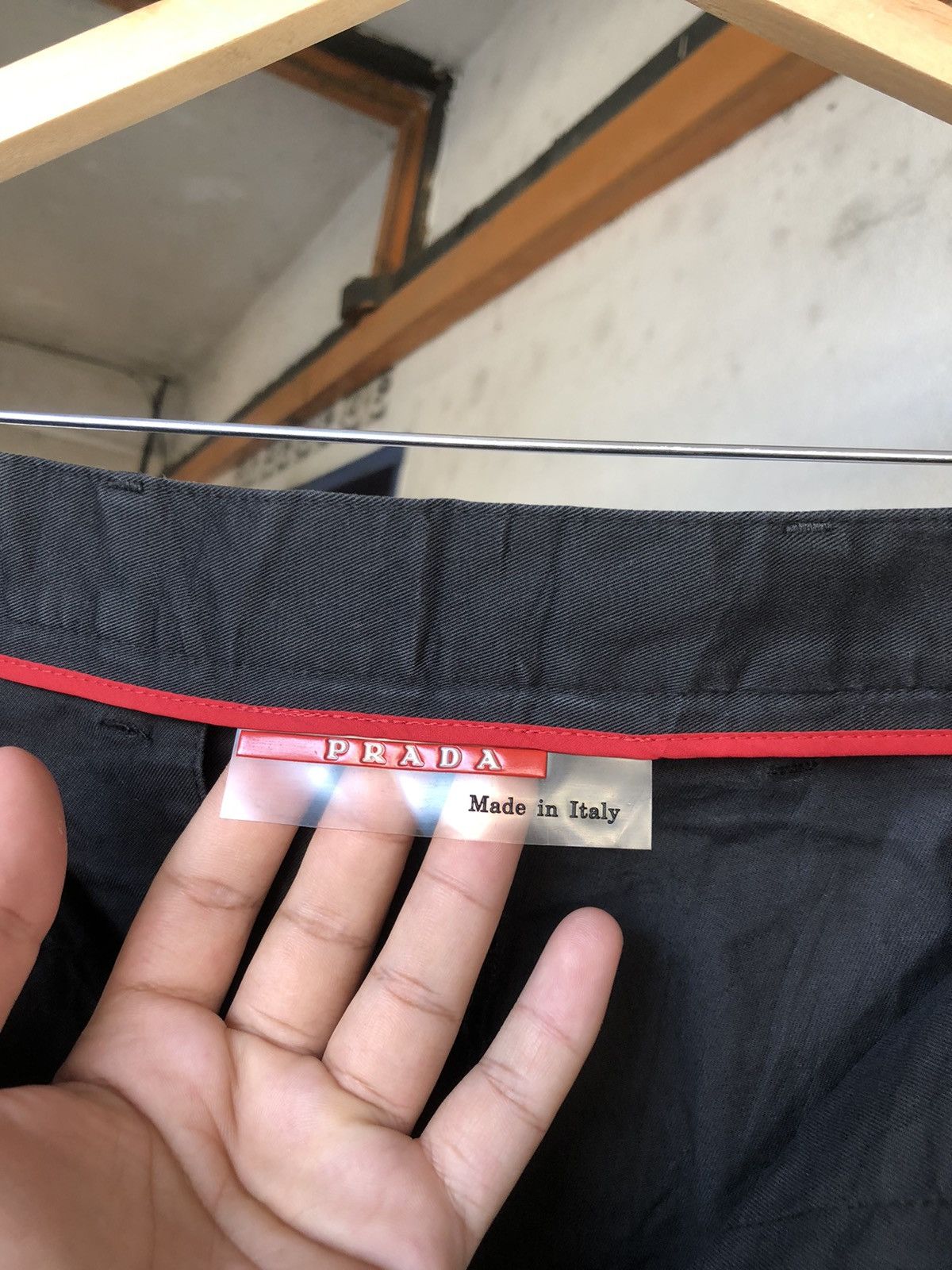 Prada Vintage Prada Minimalist Trousers Pants Size US 30 / EU 46 - 15 Thumbnail
