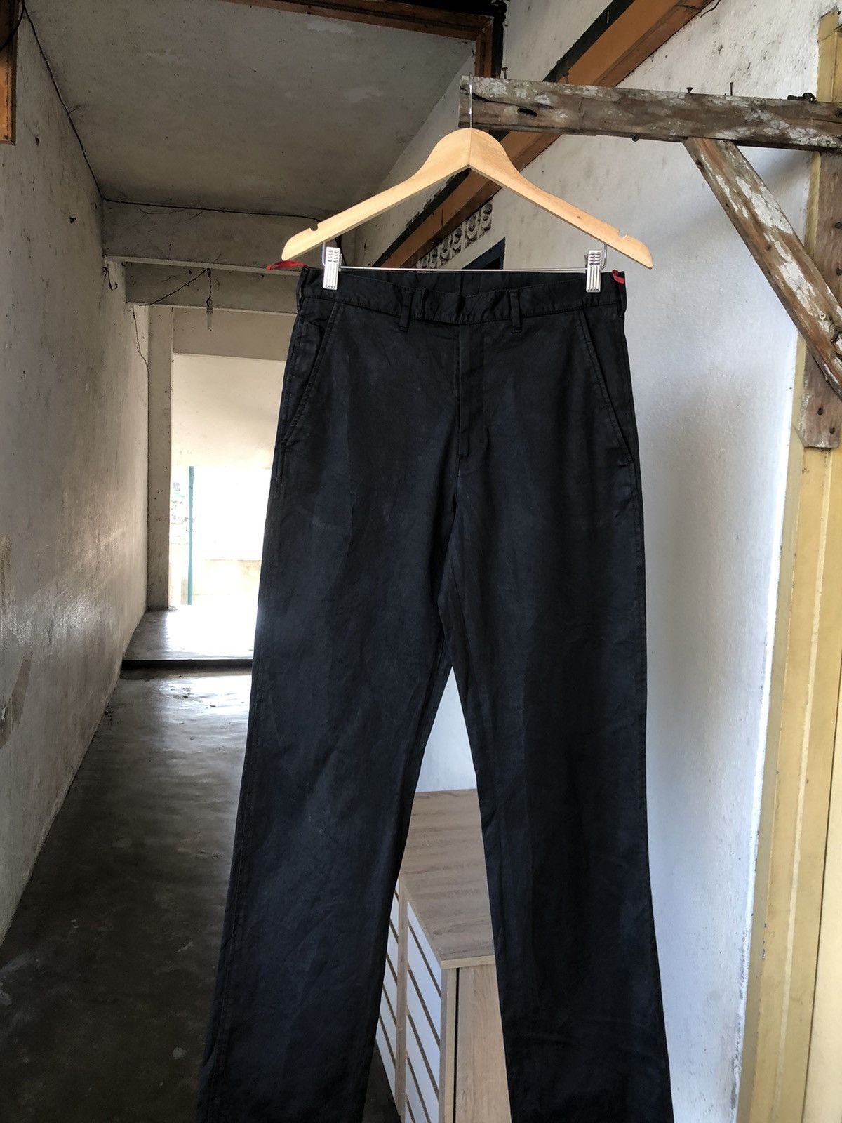 Prada Vintage Prada Minimalist Trousers Pants Size US 30 / EU 46 - 2 Thumbnail