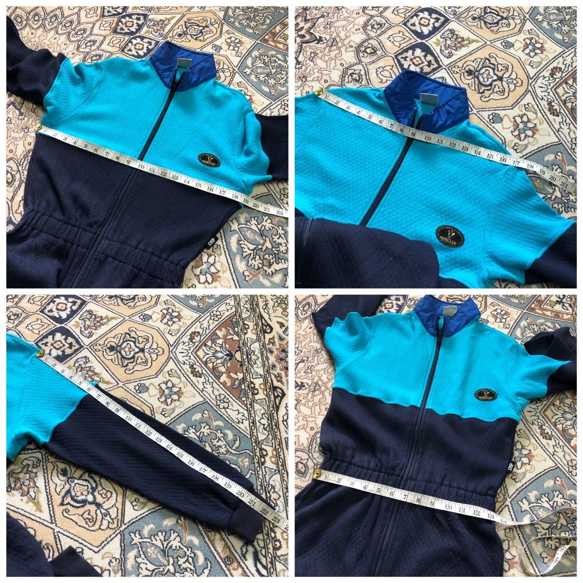 Moncler Vintage 90s Moncler x Asics Sky Jumpsuit/Coverall Size US S / EU 44-46 / 1 - 6 Thumbnail