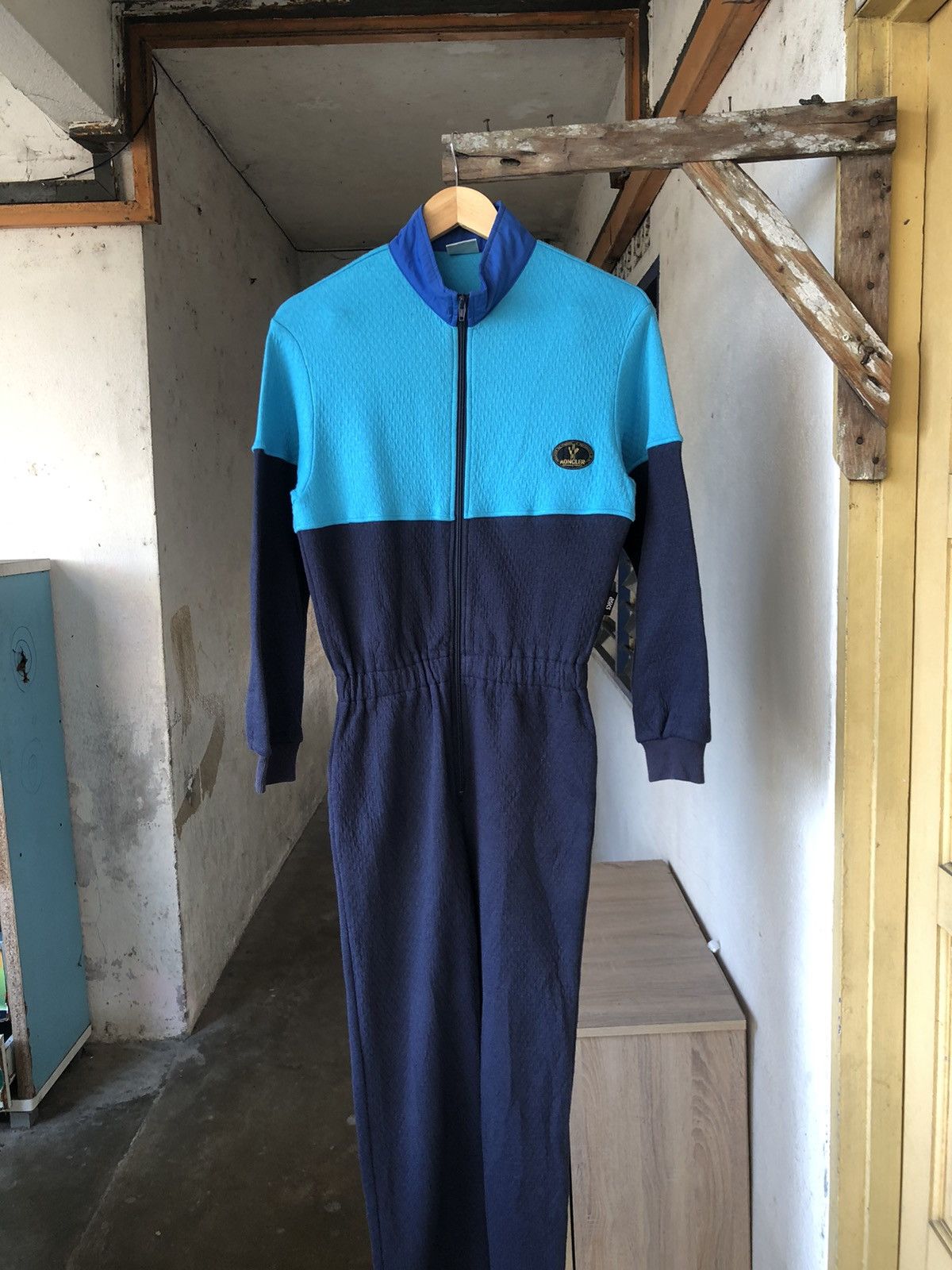 Moncler Vintage 90s Moncler x Asics Sky Jumpsuit/Coverall Size US S / EU 44-46 / 1 - 7 Thumbnail