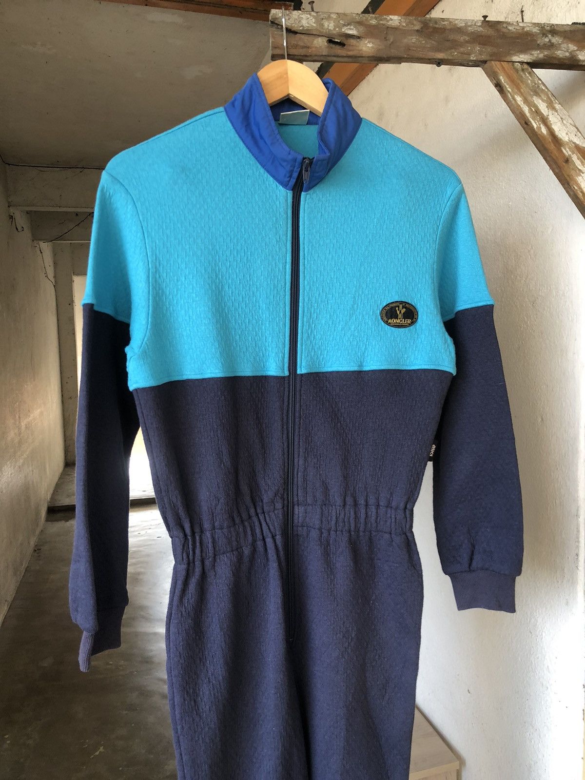 Moncler Vintage 90s Moncler x Asics Sky Jumpsuit/Coverall Size US S / EU 44-46 / 1 - 9 Thumbnail