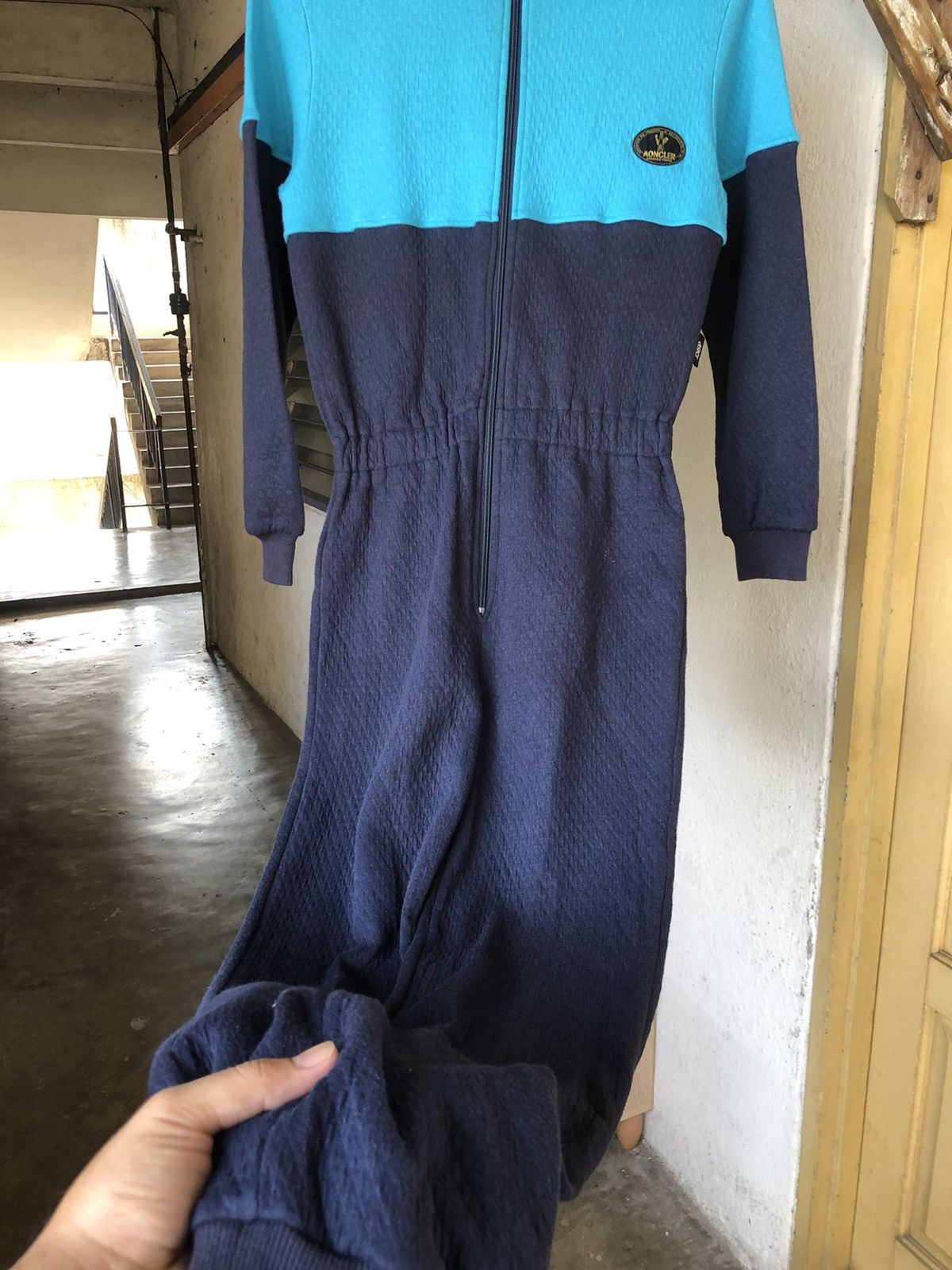 Moncler Vintage 90s Moncler x Asics Sky Jumpsuit/Coverall Size US S / EU 44-46 / 1 - 18 Thumbnail
