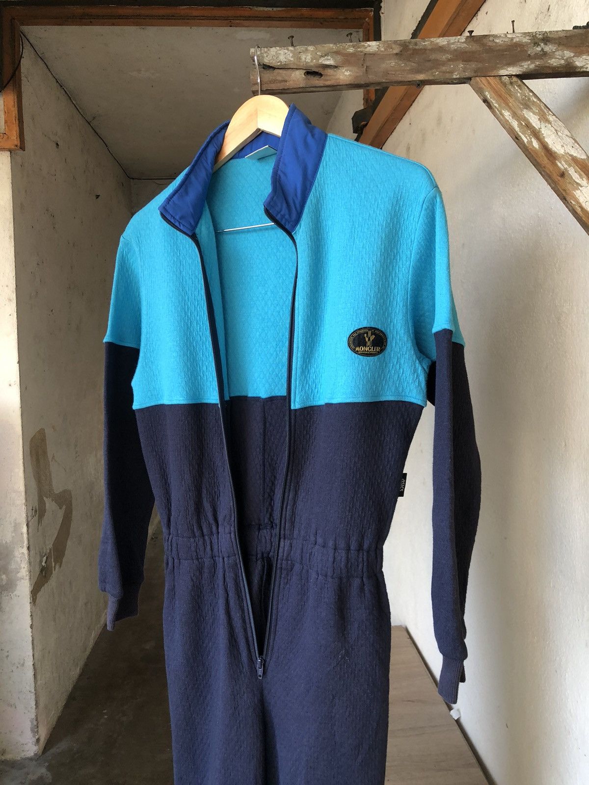 Moncler Vintage 90s Moncler x Asics Sky Jumpsuit/Coverall Size US S / EU 44-46 / 1 - 21 Thumbnail