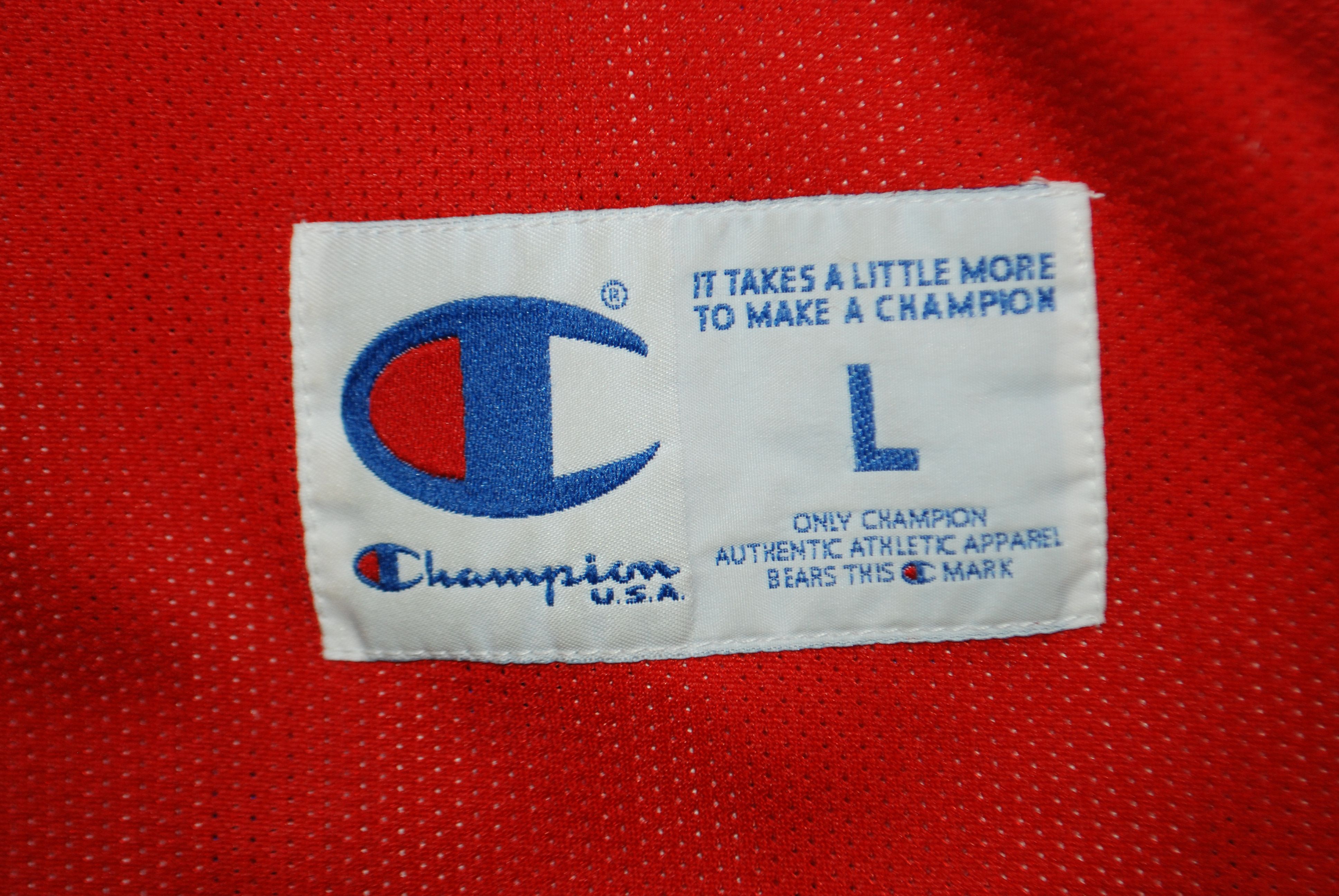 Champion × NBA × Vintage CHICAGO BULLS 1995 SCOTTIE PIPPEN #33 NBA BASKETBALL Size US L / EU 52-54 / 3 - 5 Thumbnail