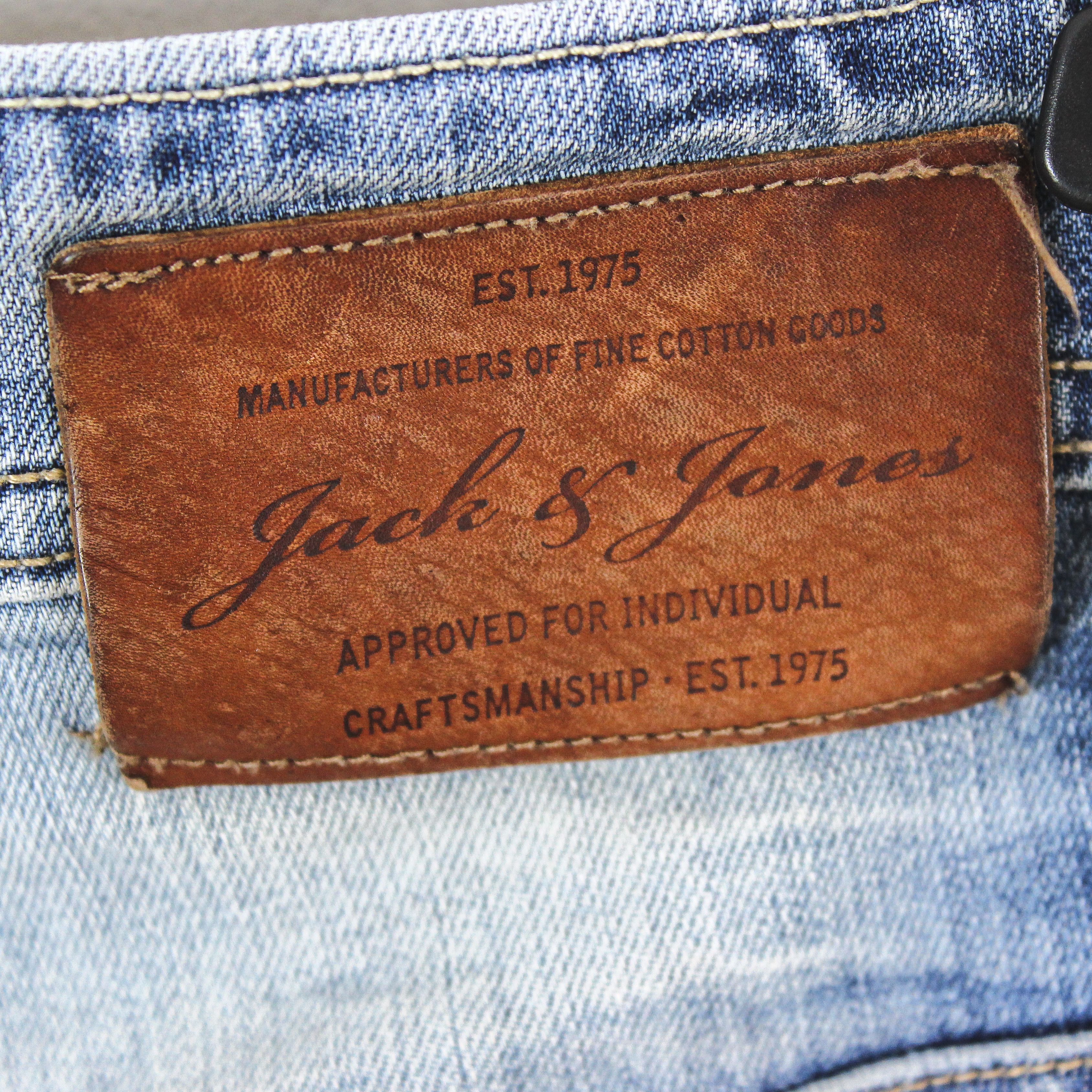 Jack & Jones Ben Men W36 L32 Slim Fit Skinny Jeans Denim Pants Trousers Size US 36 / EU 52 - 4 Thumbnail