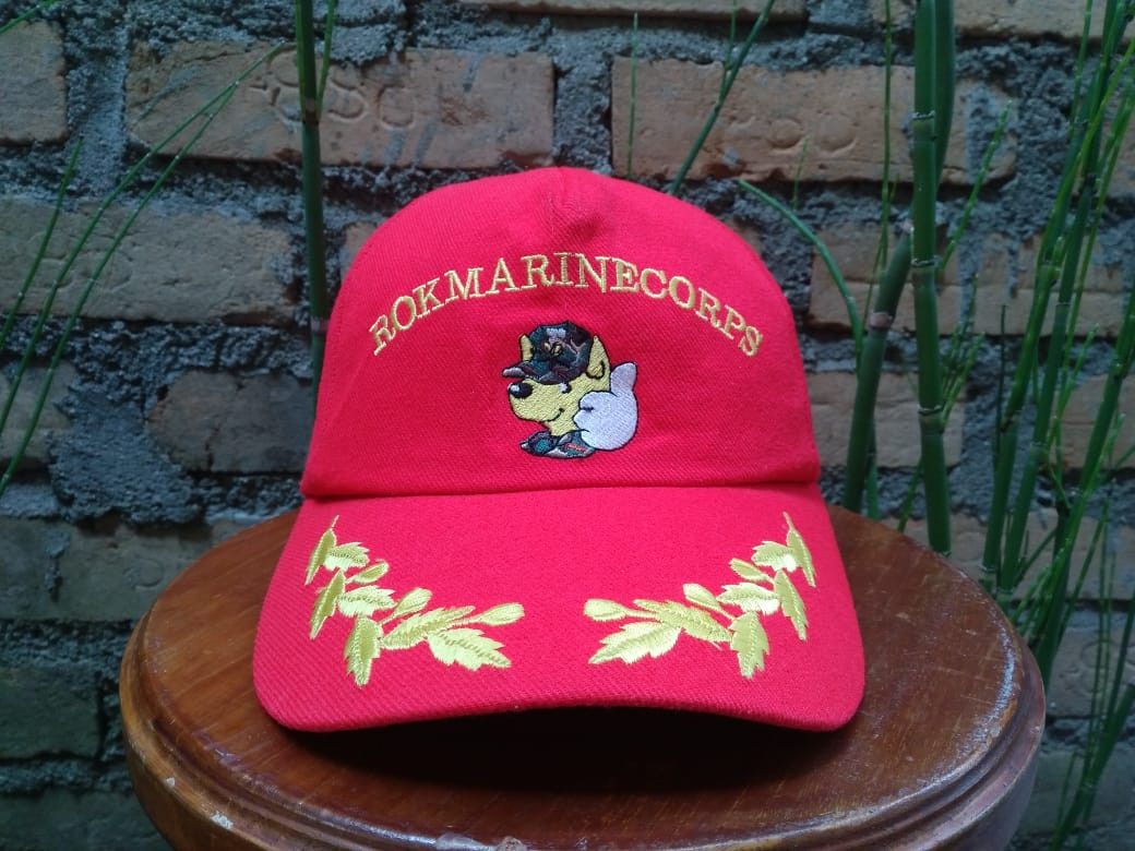 Vintage Vintage Military Hat Cap Embroidered Size ONE SIZE - 1 Thumbnail