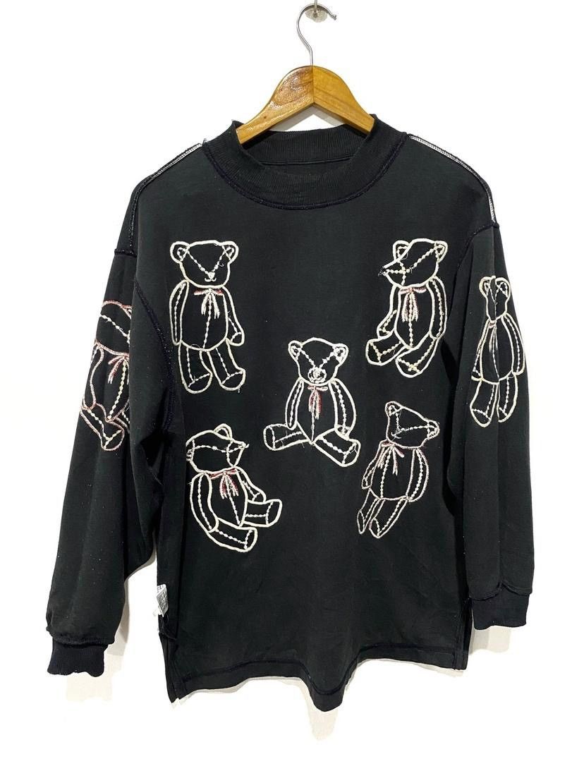 Japanese Brand 💥best offer💥Rare Sweatshirt Motif Bear nice designer Size US M / EU 48-50 / 2 - 7 Thumbnail