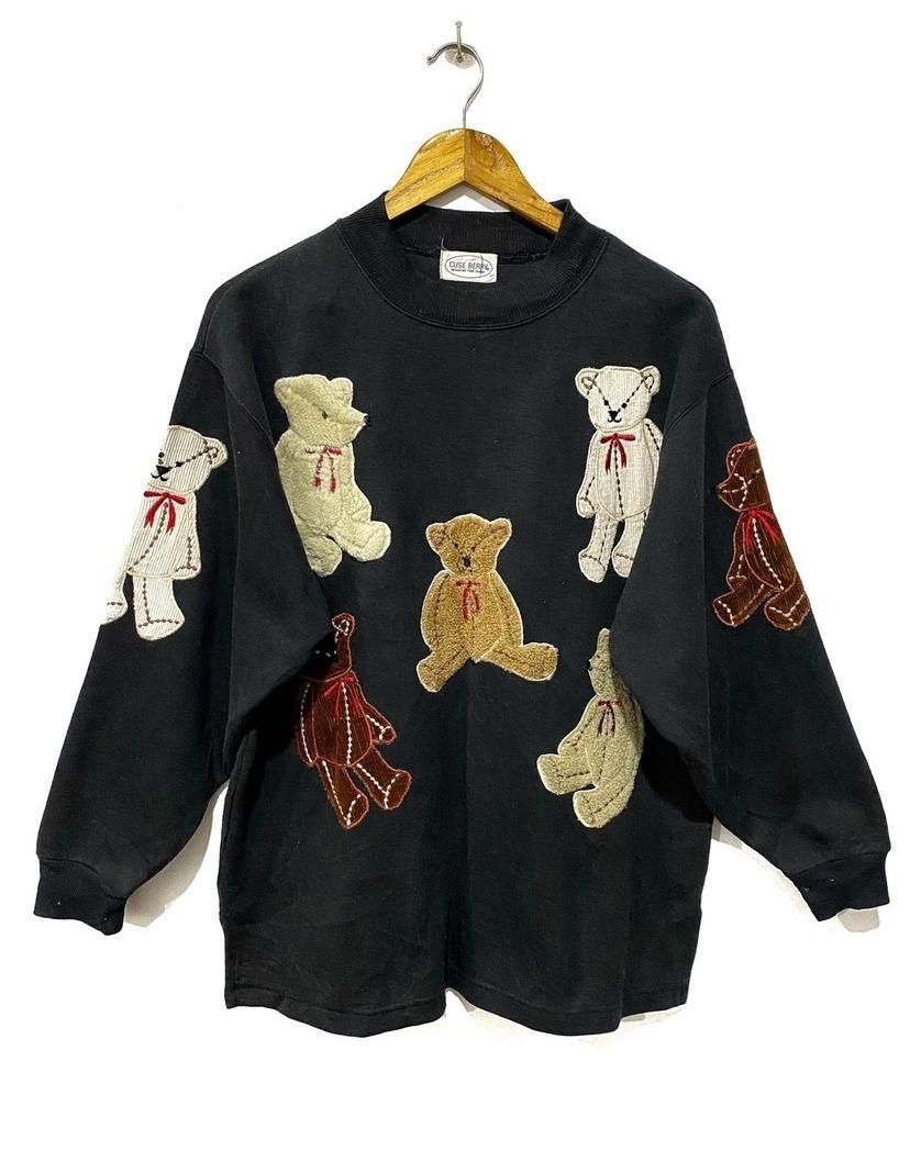 Japanese Brand 💥best offer💥Rare Sweatshirt Motif Bear nice designer Size US M / EU 48-50 / 2 - 9 Thumbnail