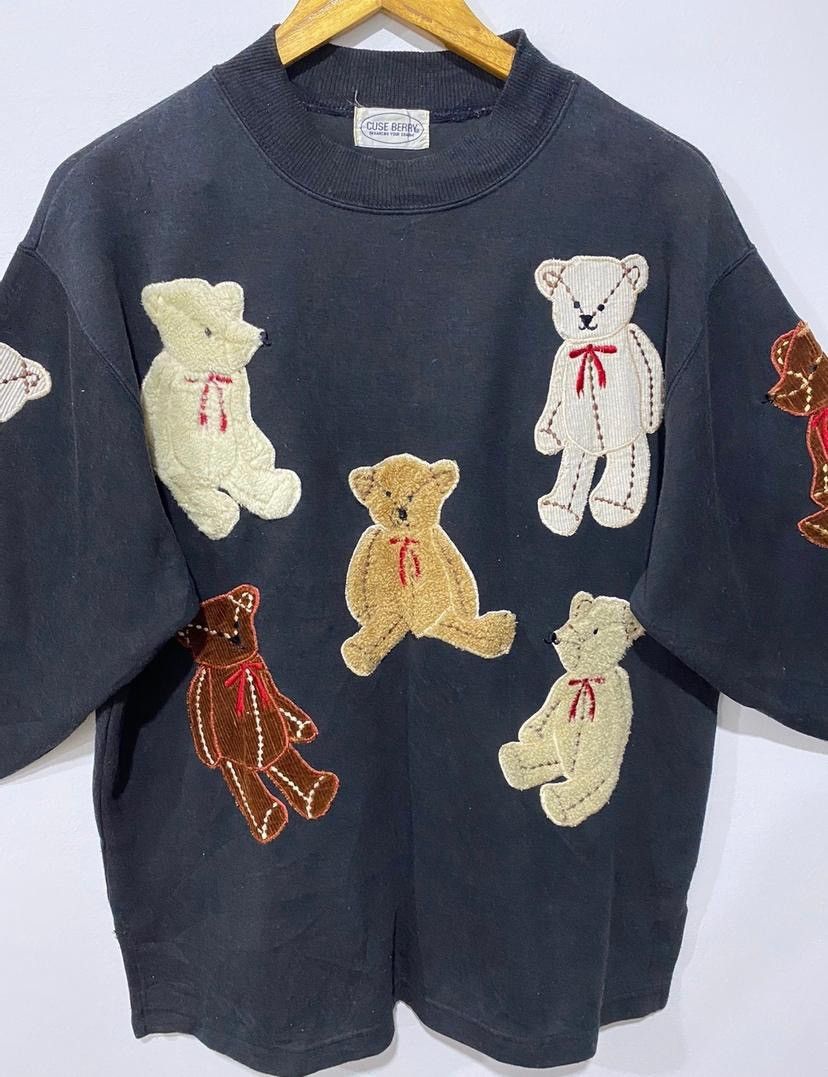 Japanese Brand 💥best offer💥Rare Sweatshirt Motif Bear nice designer Size US M / EU 48-50 / 2 - 5 Thumbnail