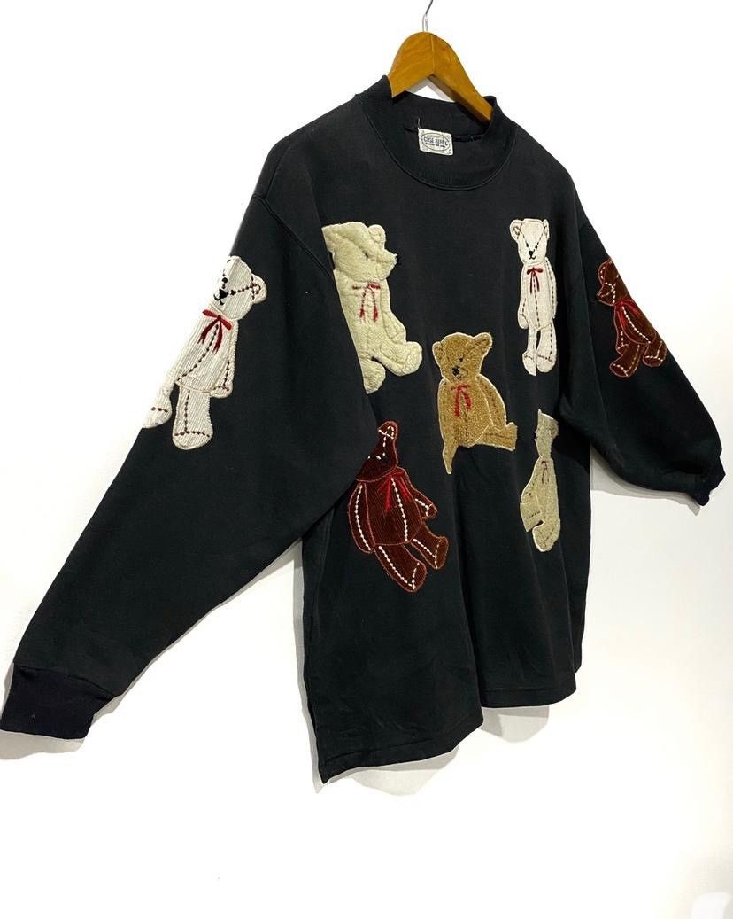 Japanese Brand 💥best offer💥Rare Sweatshirt Motif Bear nice designer Size US M / EU 48-50 / 2 - 2 Thumbnail