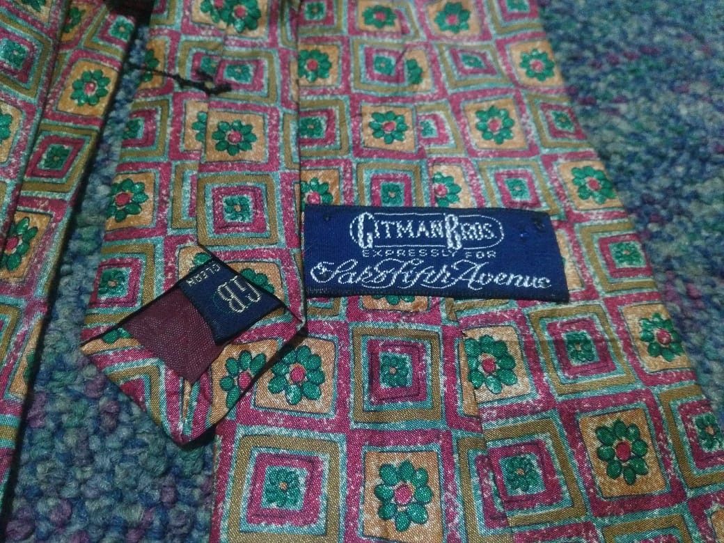 Gitman Bros. Vintage Vintage Gitman Bros Tie Made in USA Gitman Bros Necktie Size ONE SIZE - 1 Thumbnail