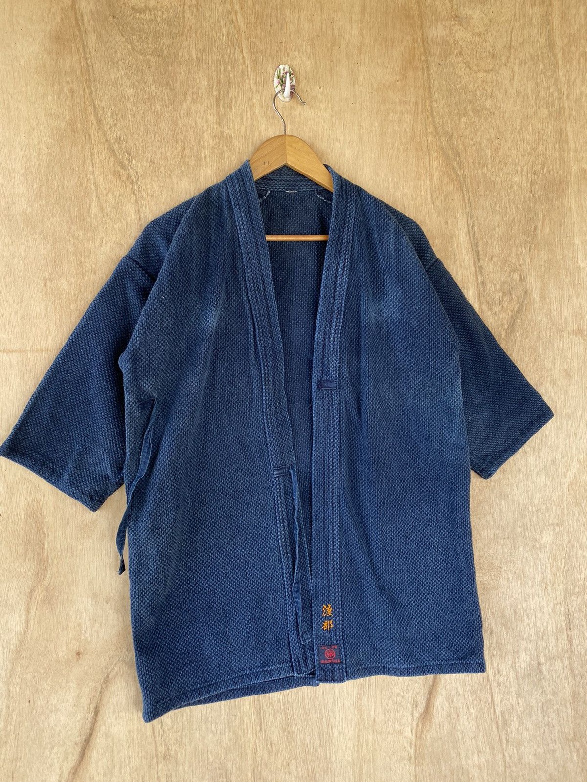 Indigo × Japanese Brand Vintage Japanese Indigo Sashiko - Traditional Craftsmanship Size US M / EU 48-50 / 2 - 3 Thumbnail