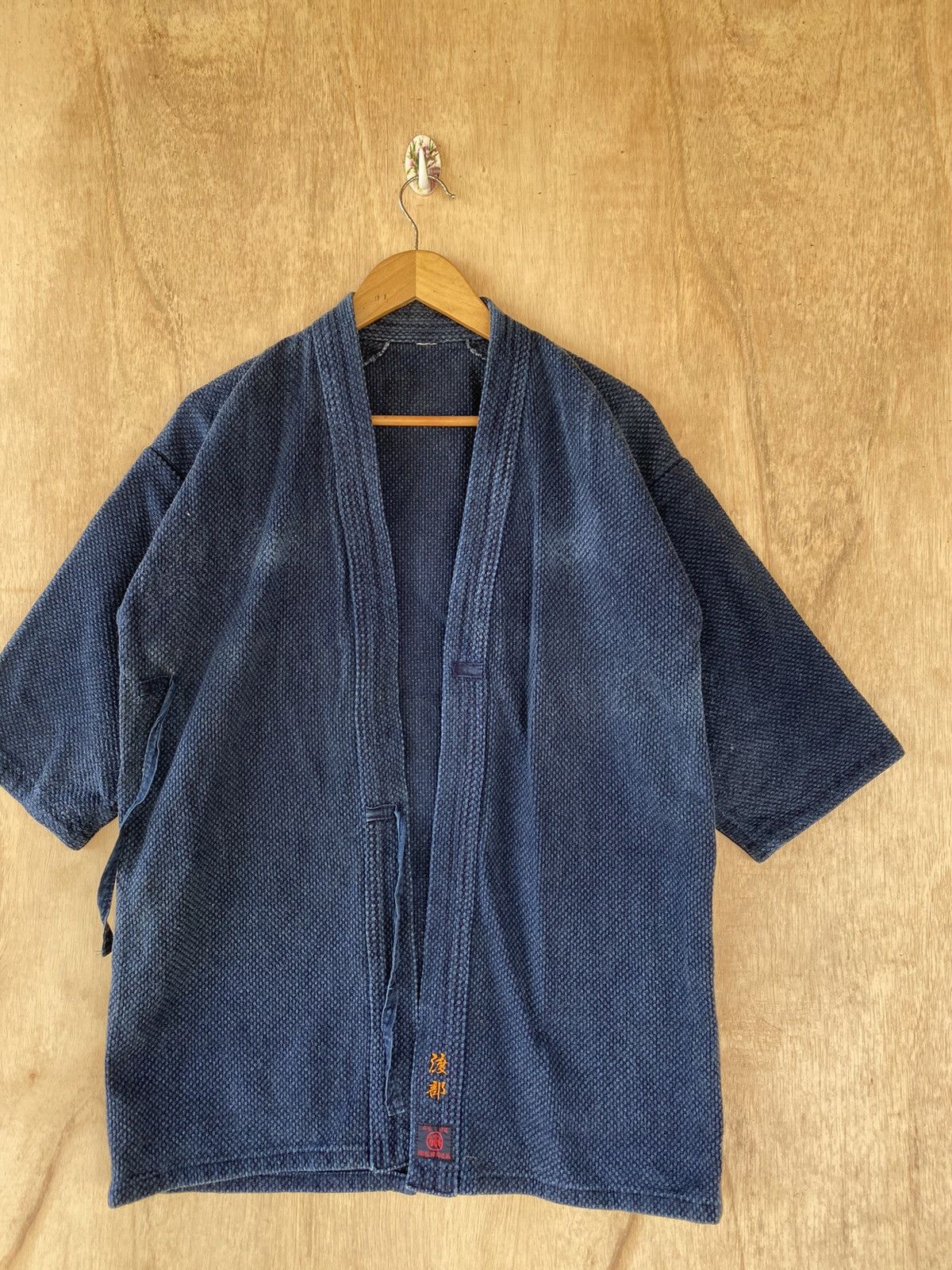 Indigo × Japanese Brand Vintage Japanese Indigo Sashiko - Traditional Craftsmanship Size US M / EU 48-50 / 2 - 5 Thumbnail