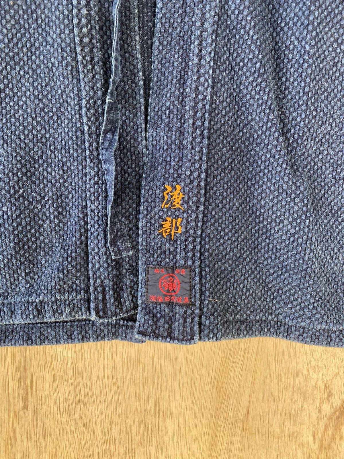 Indigo × Japanese Brand Vintage Japanese Indigo Sashiko - Traditional Craftsmanship Size US M / EU 48-50 / 2 - 7 Thumbnail