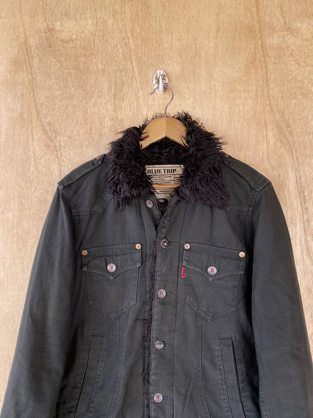 Edwin 🔥SALE🔥EDWIN TRUCKER JACKET WITH FUR LINING Size US M / EU 48-50 / 2 - 5 Thumbnail