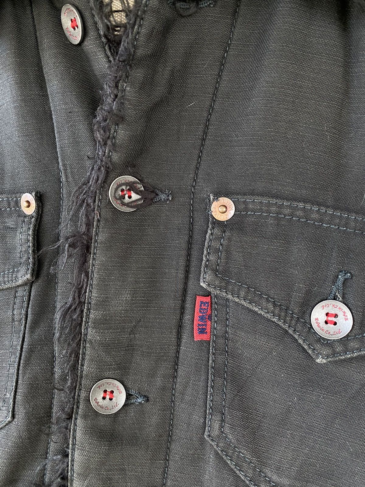 Edwin 🔥SALE🔥EDWIN TRUCKER JACKET WITH FUR LINING Size US M / EU 48-50 / 2 - 6 Thumbnail