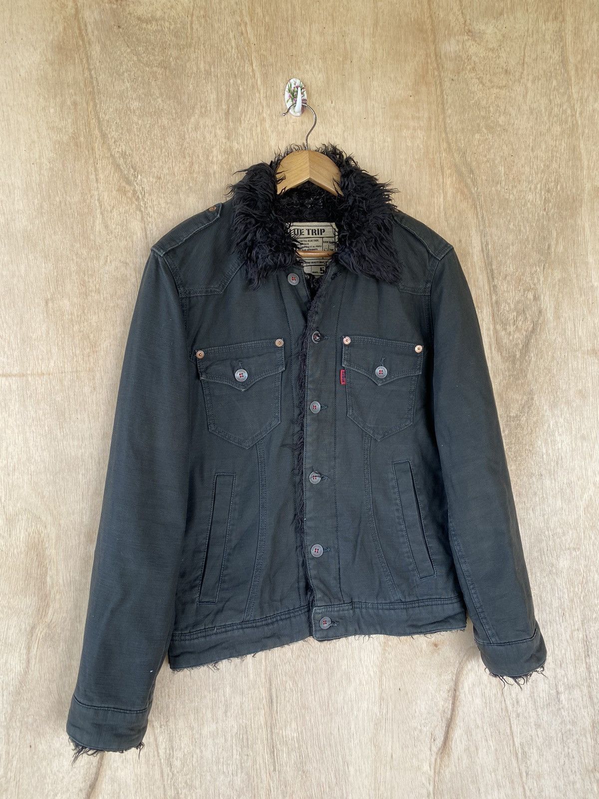 Edwin 🔥SALE🔥EDWIN TRUCKER JACKET WITH FUR LINING Size US M / EU 48-50 / 2 - 3 Thumbnail
