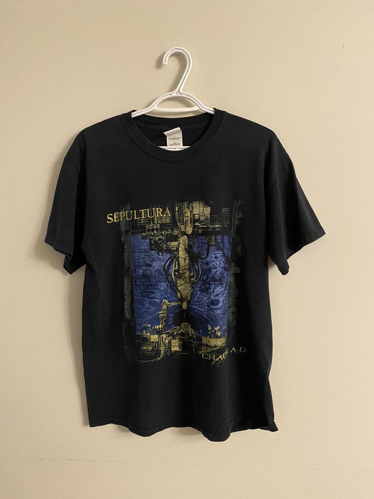 Band Tees × Vintage VINTAGE 2004 SEPULTURA CHAOS AD Size US M / EU 48-50 / 2 - 1 Thumbnail