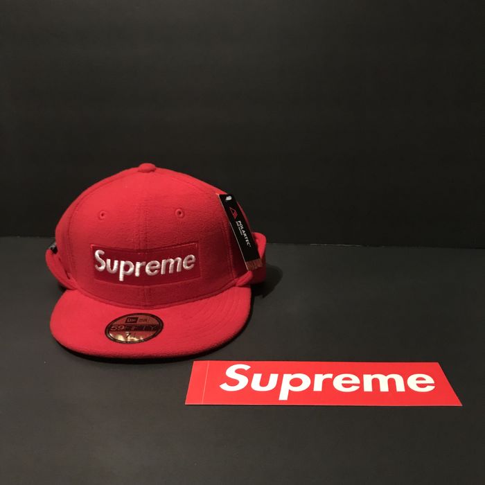 Supreme Supreme Polartec new era ear flap hat size 71/4 | Grailed