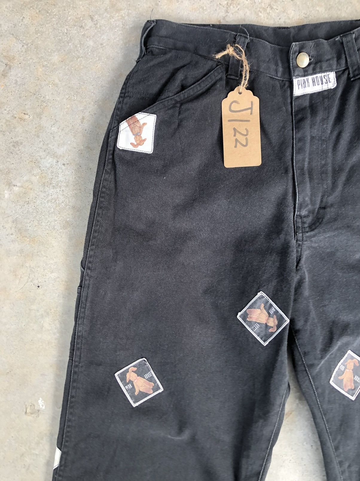 Pink House Pink House Patched Embroidered Carpenter Pants Baggy Size US 28 / EU 44 - 4 Thumbnail