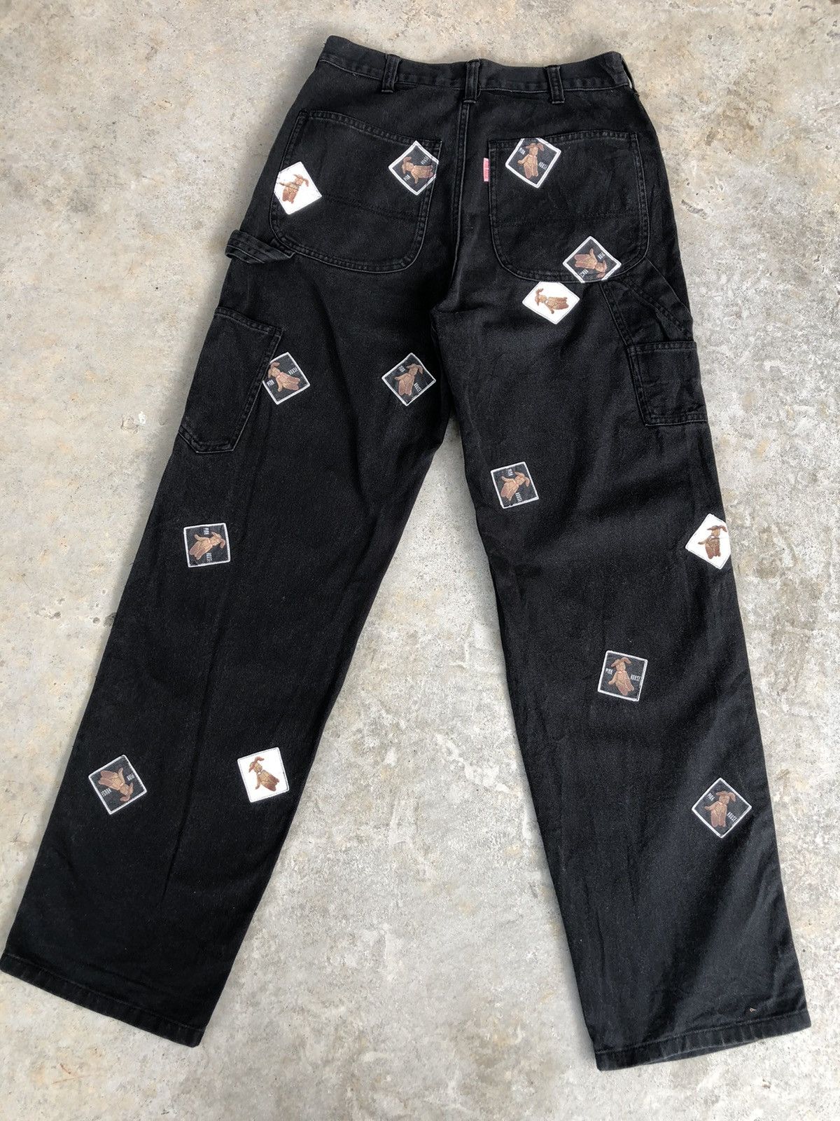 Pink House Pink House Patched Embroidered Carpenter Pants Baggy Size US 28 / EU 44 - 2 Thumbnail