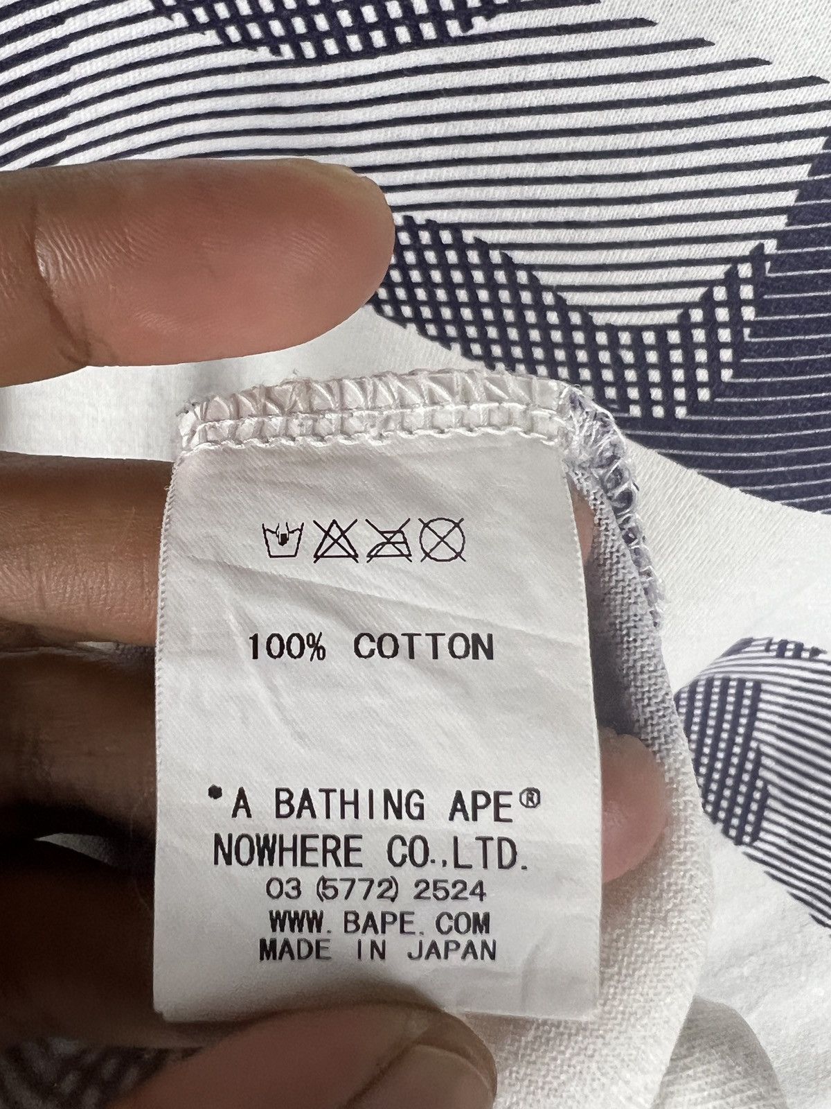 Bape Y2K Bape Purple Camo Stripes Longsleeve Shirt Size US M / EU 48-50 / 2 - 11 Thumbnail