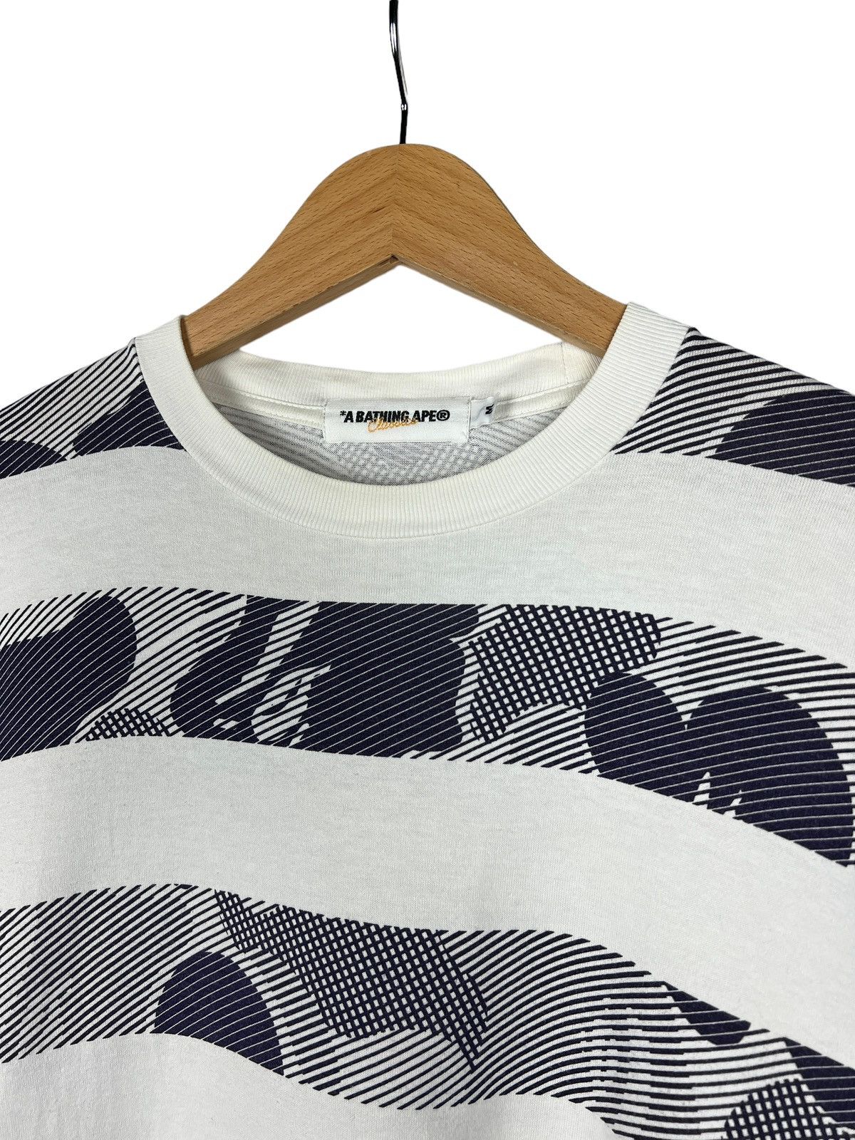 Bape Y2K Bape Purple Camo Stripes Longsleeve Shirt Size US M / EU 48-50 / 2 - 5 Thumbnail